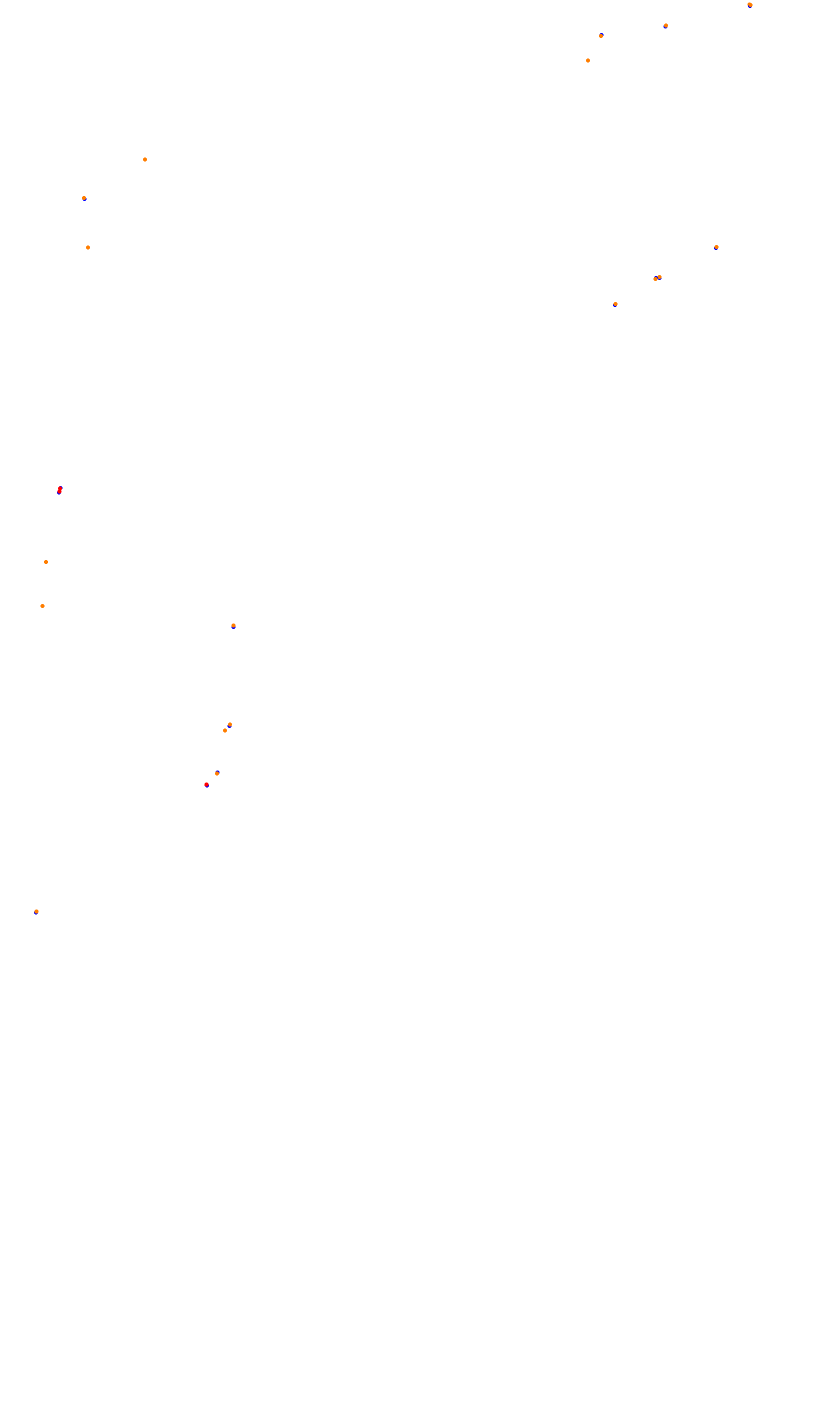 Monza collisions