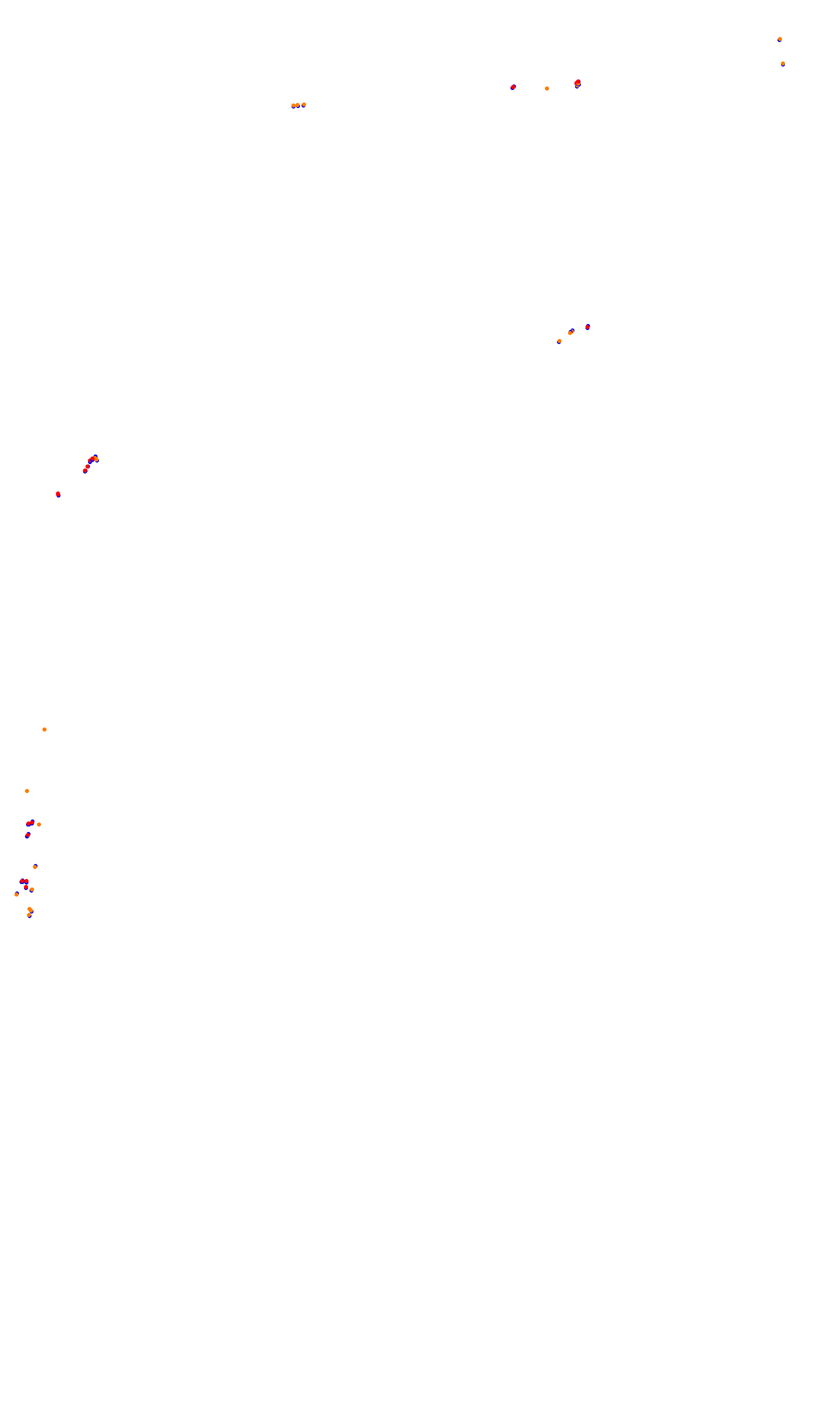 Monza collisions