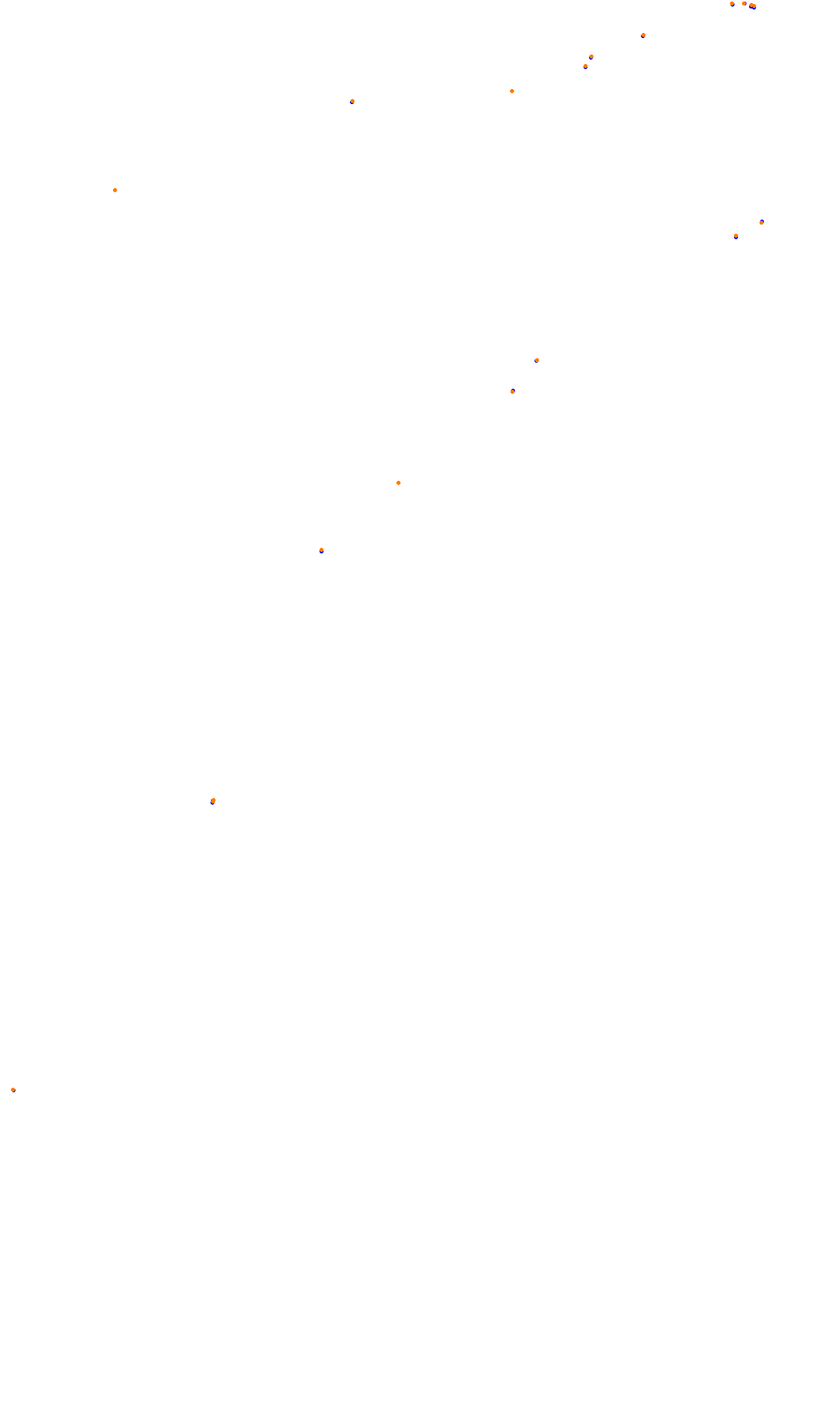 Monza collisions