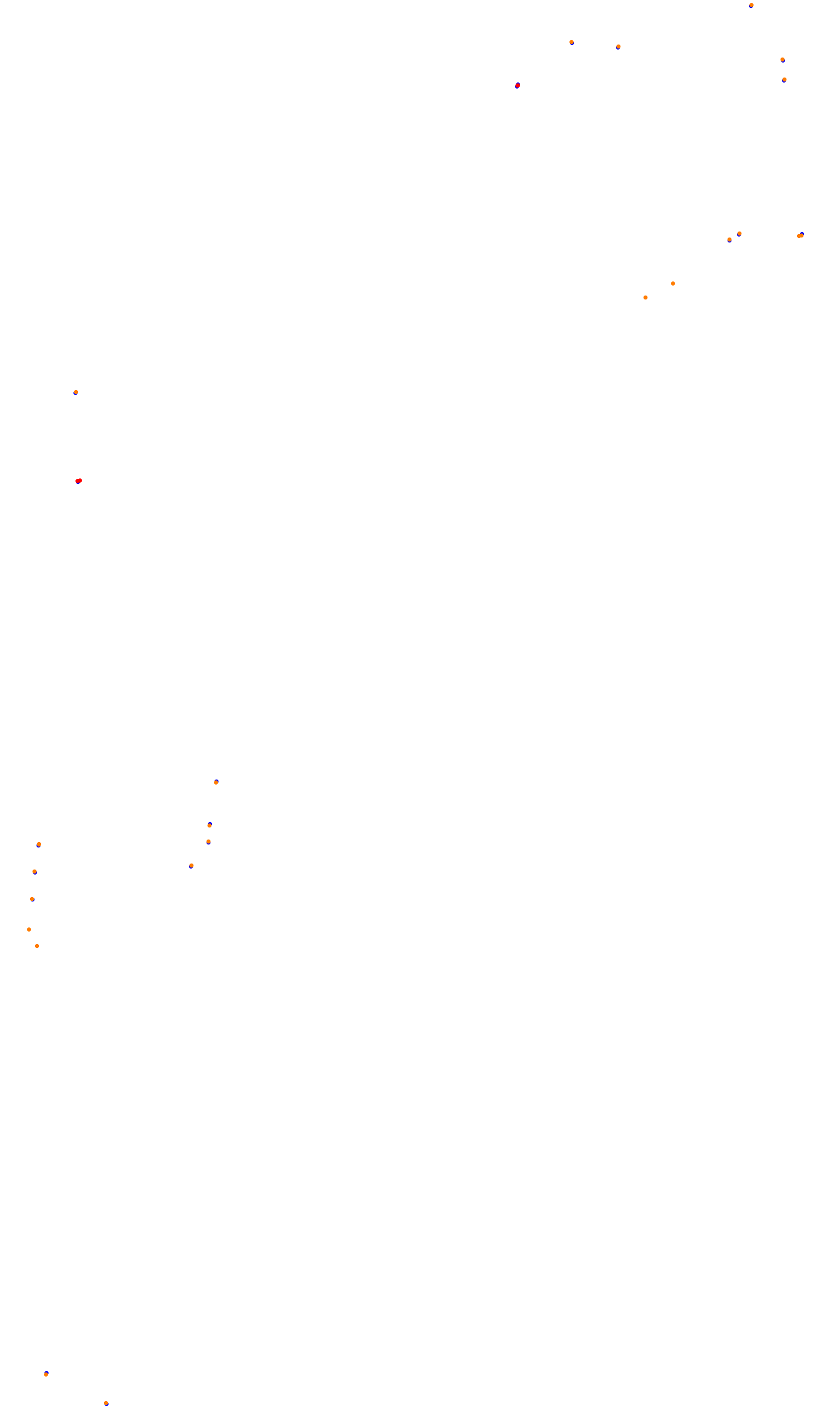 Monza collisions