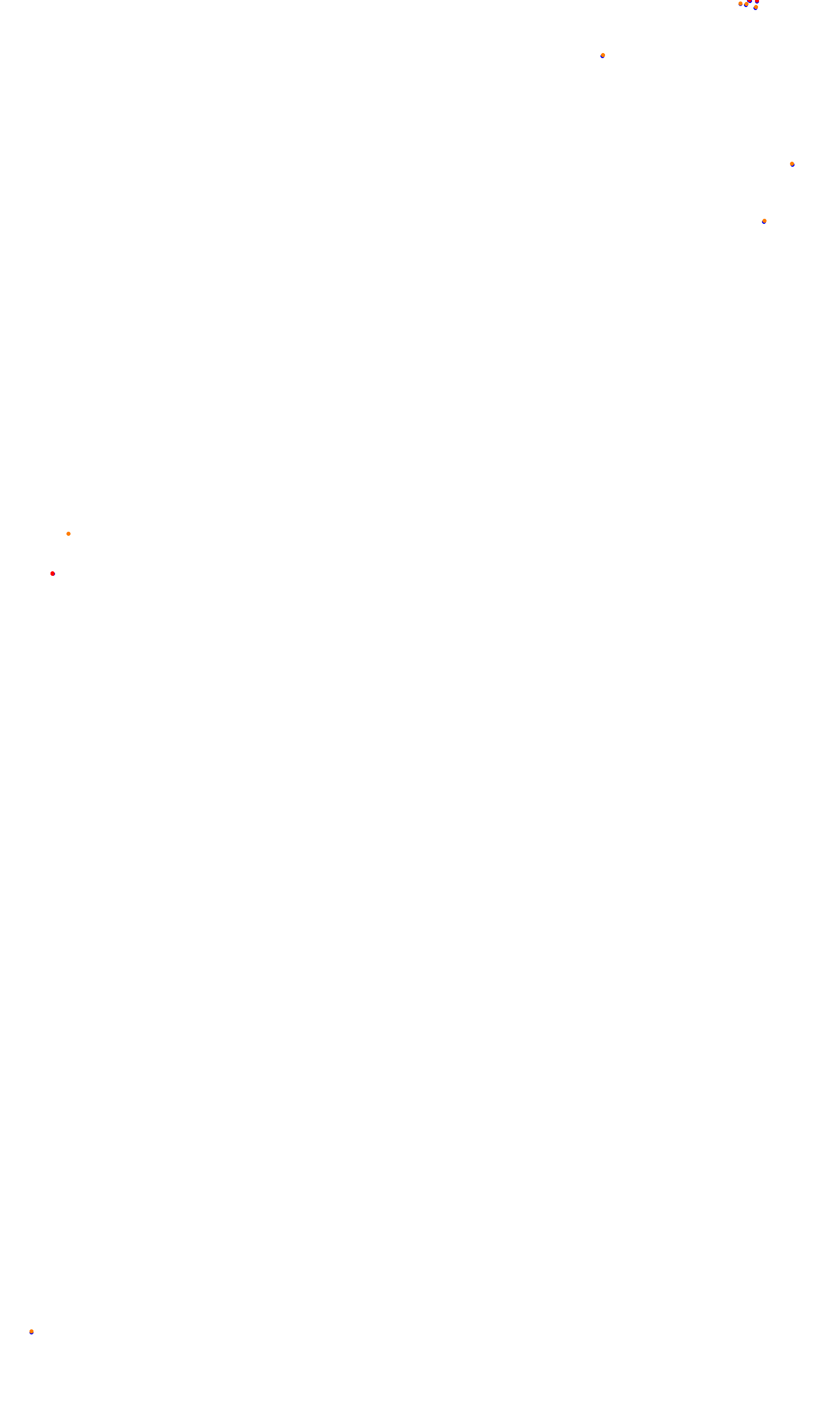Monza collisions