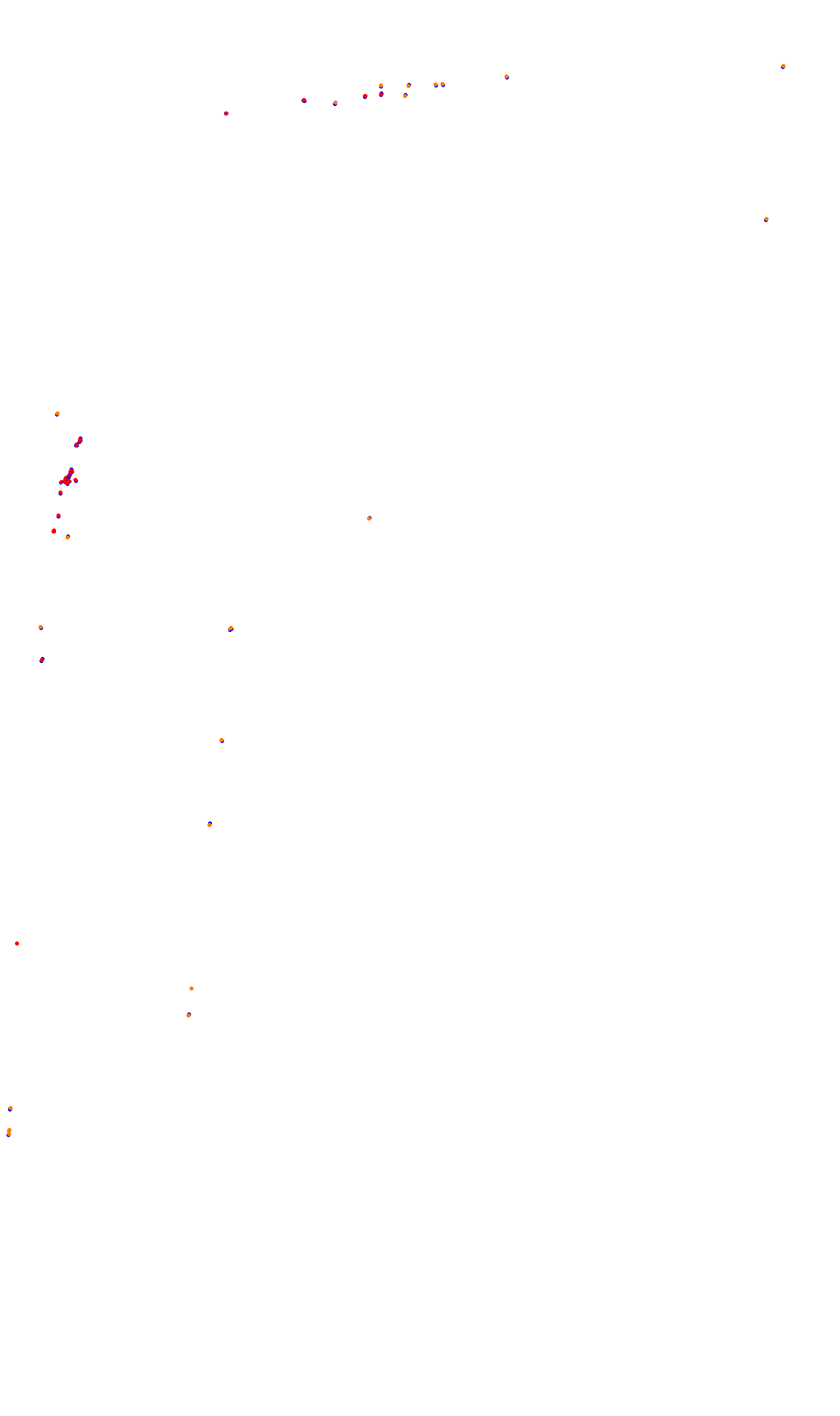 Monza collisions
