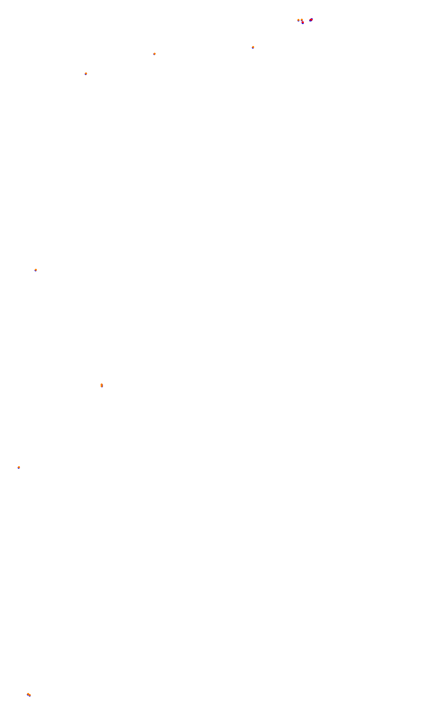 Monza collisions