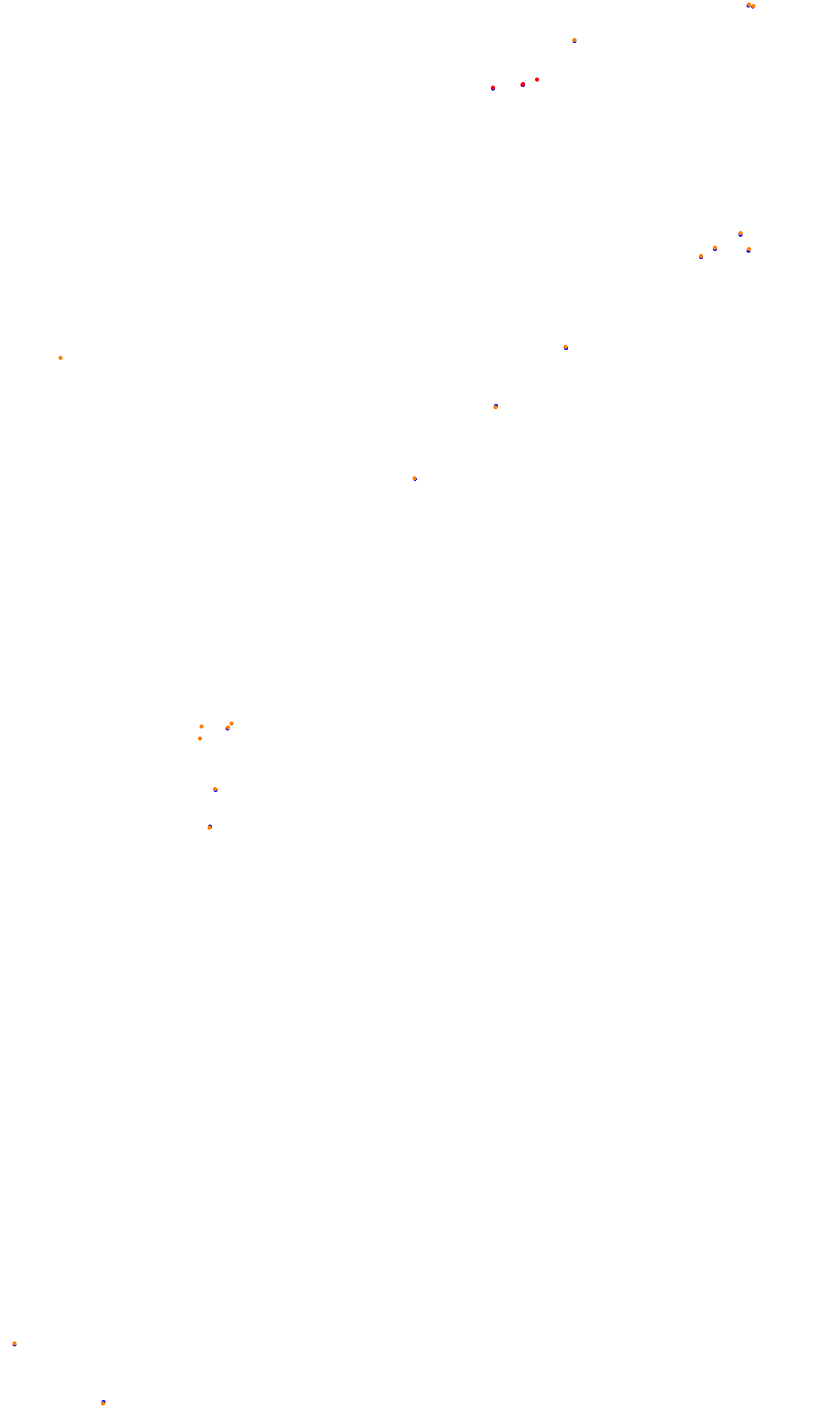 Monza collisions