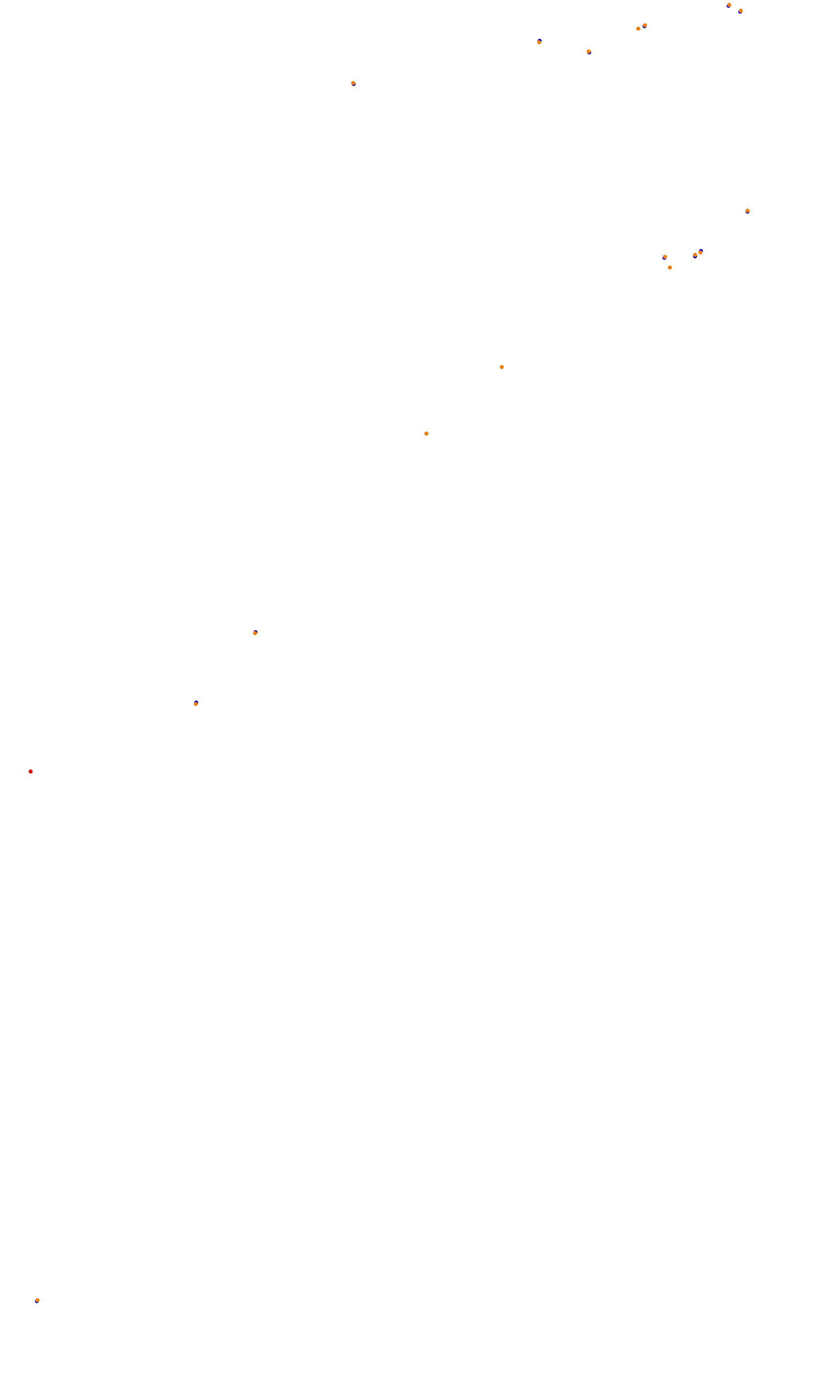 Monza collisions
