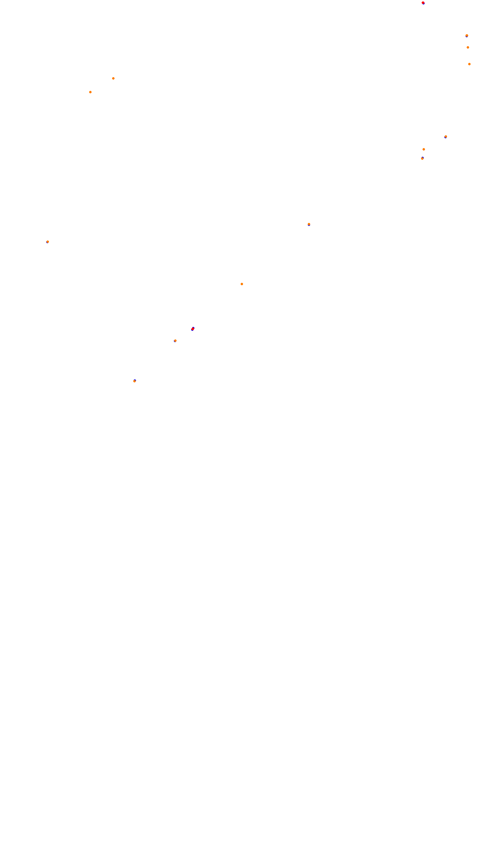 Monza collisions