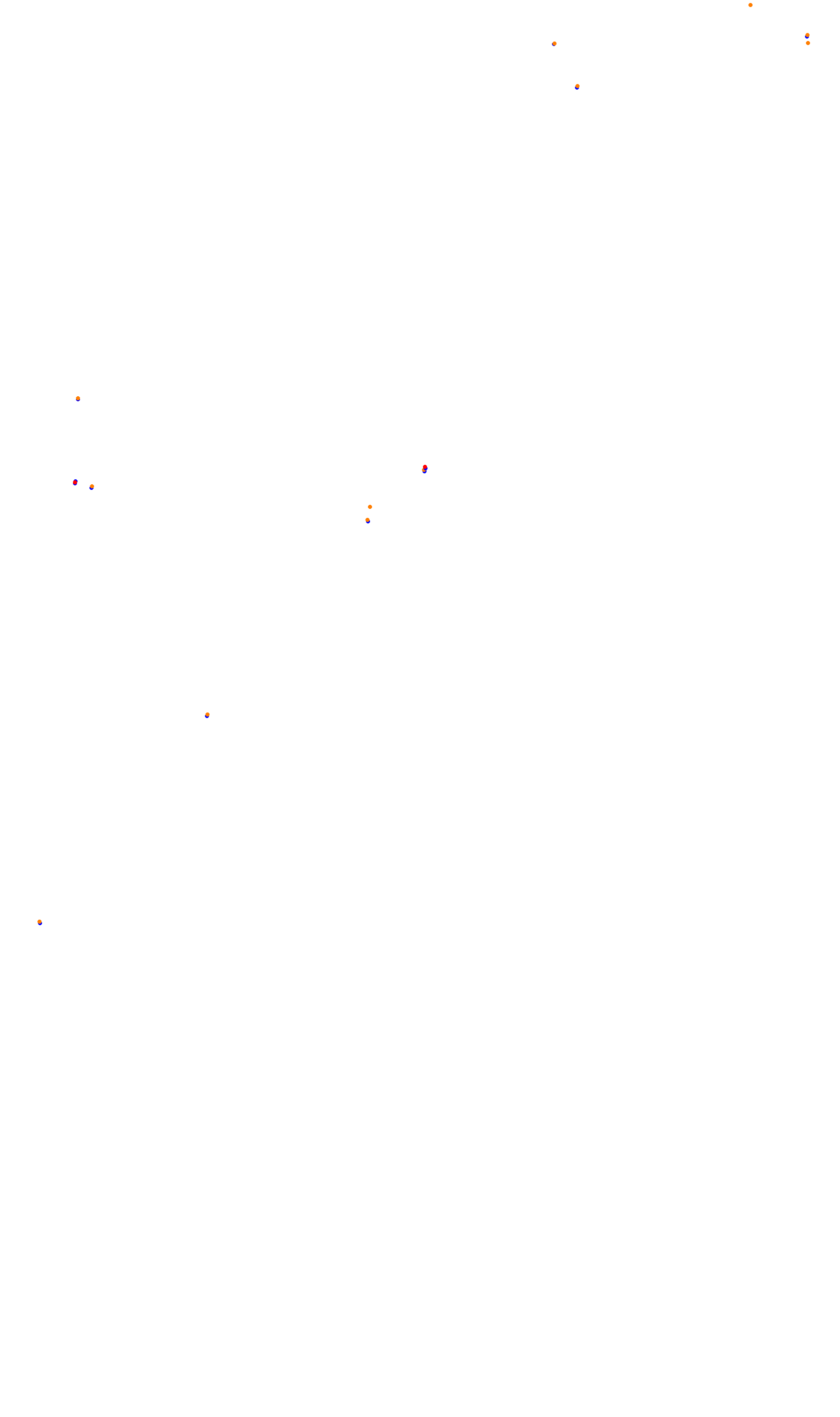 Monza collisions