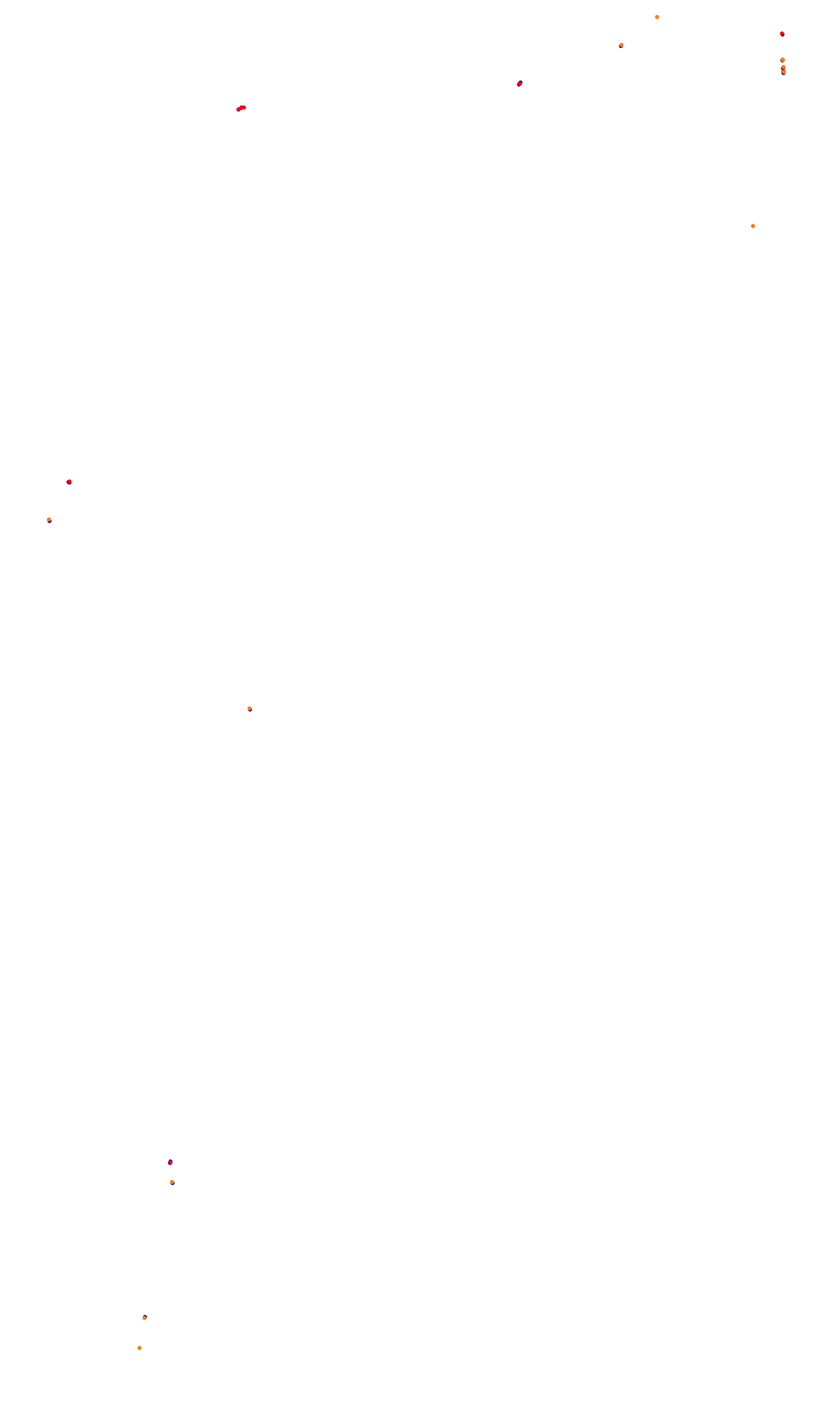 Monza collisions