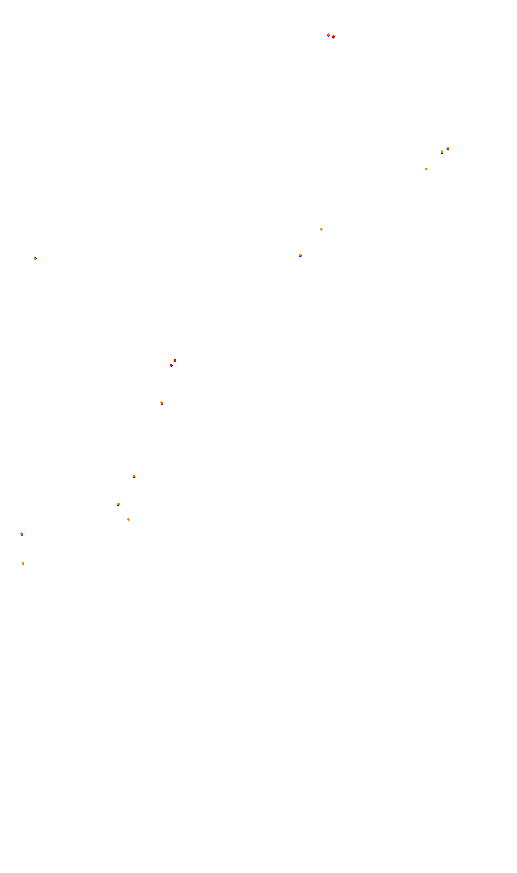Monza collisions