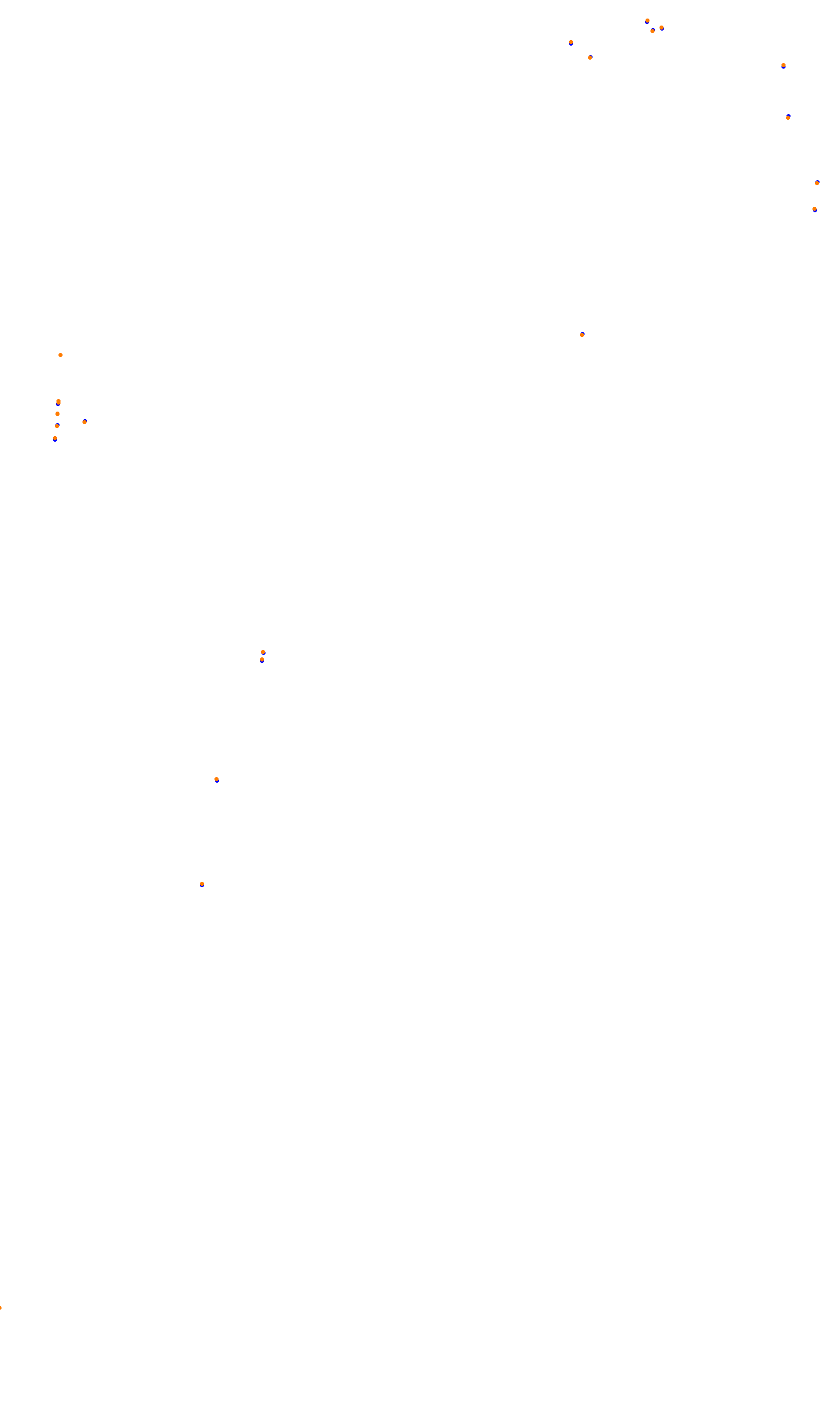 Monza collisions