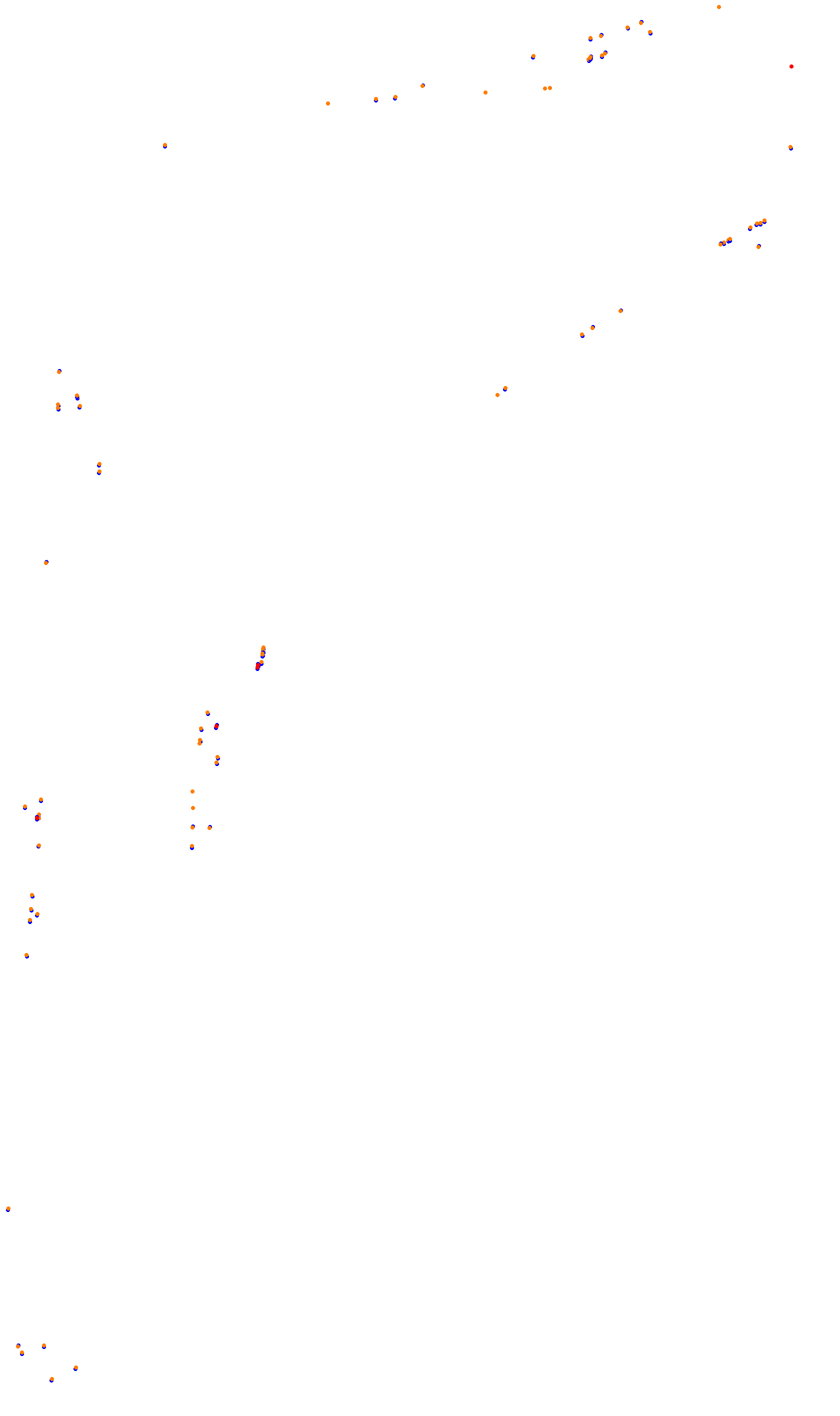 Monza collisions