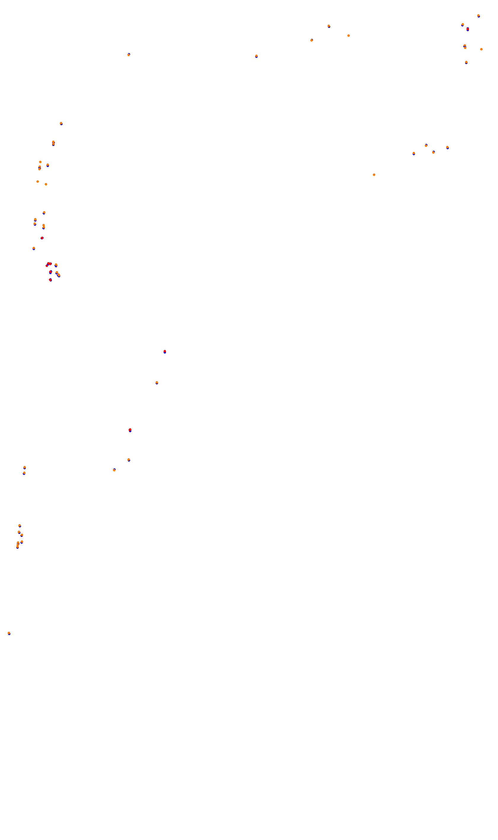 Monza collisions