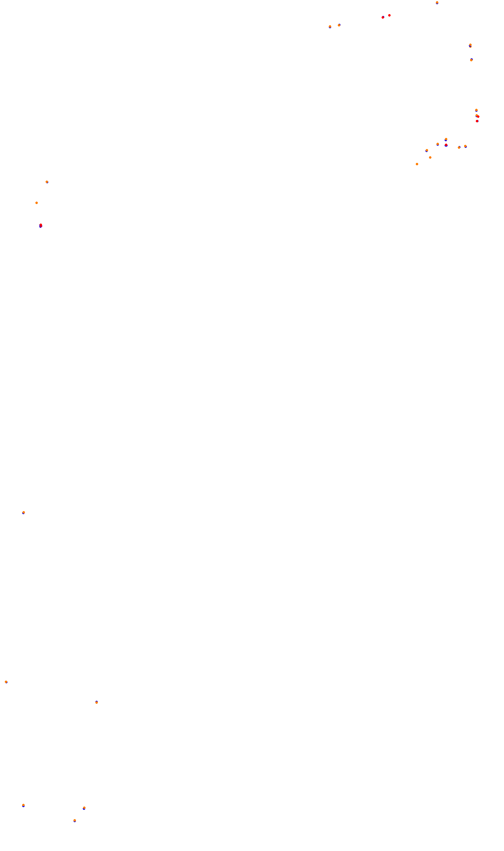 Monza collisions