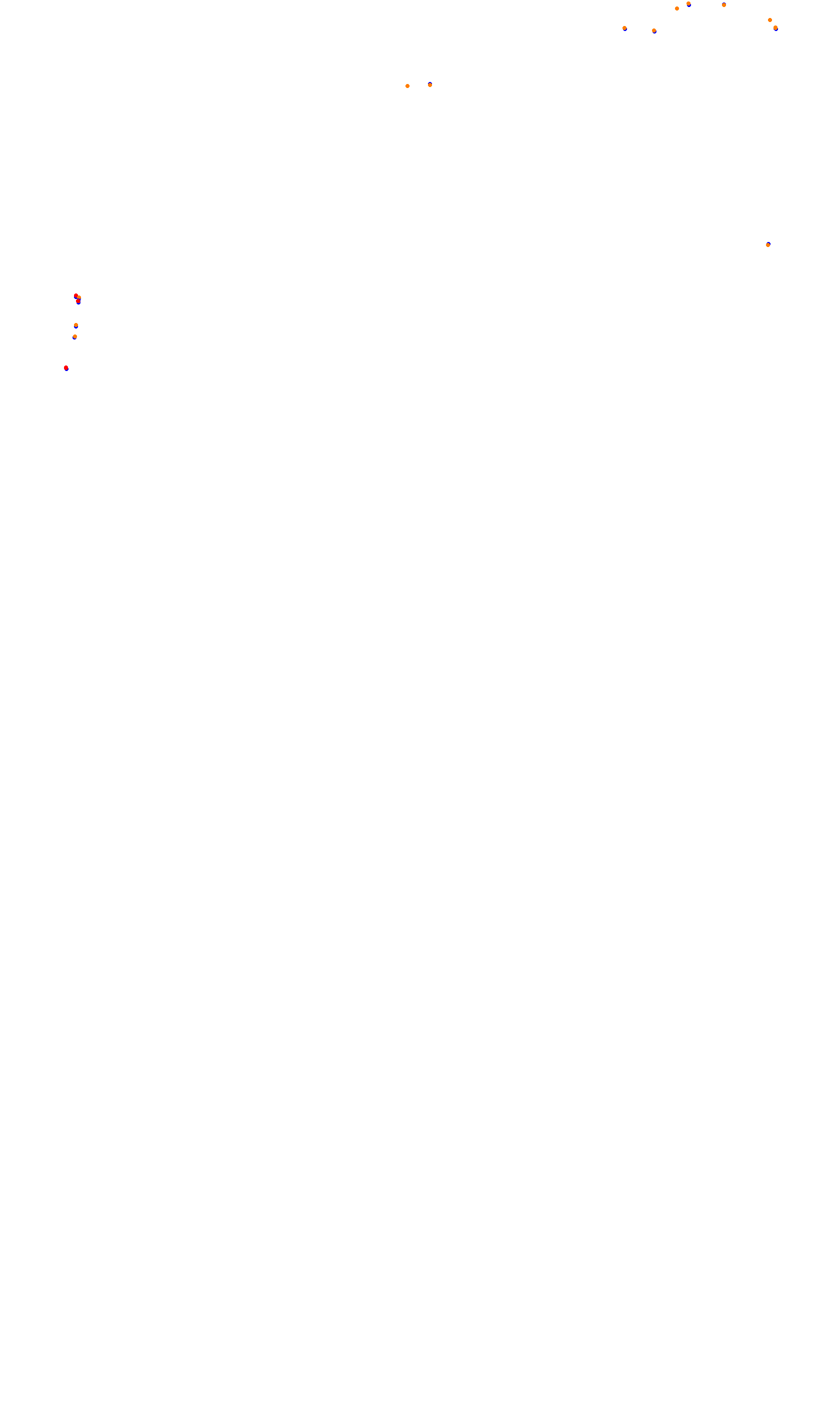 Monza collisions
