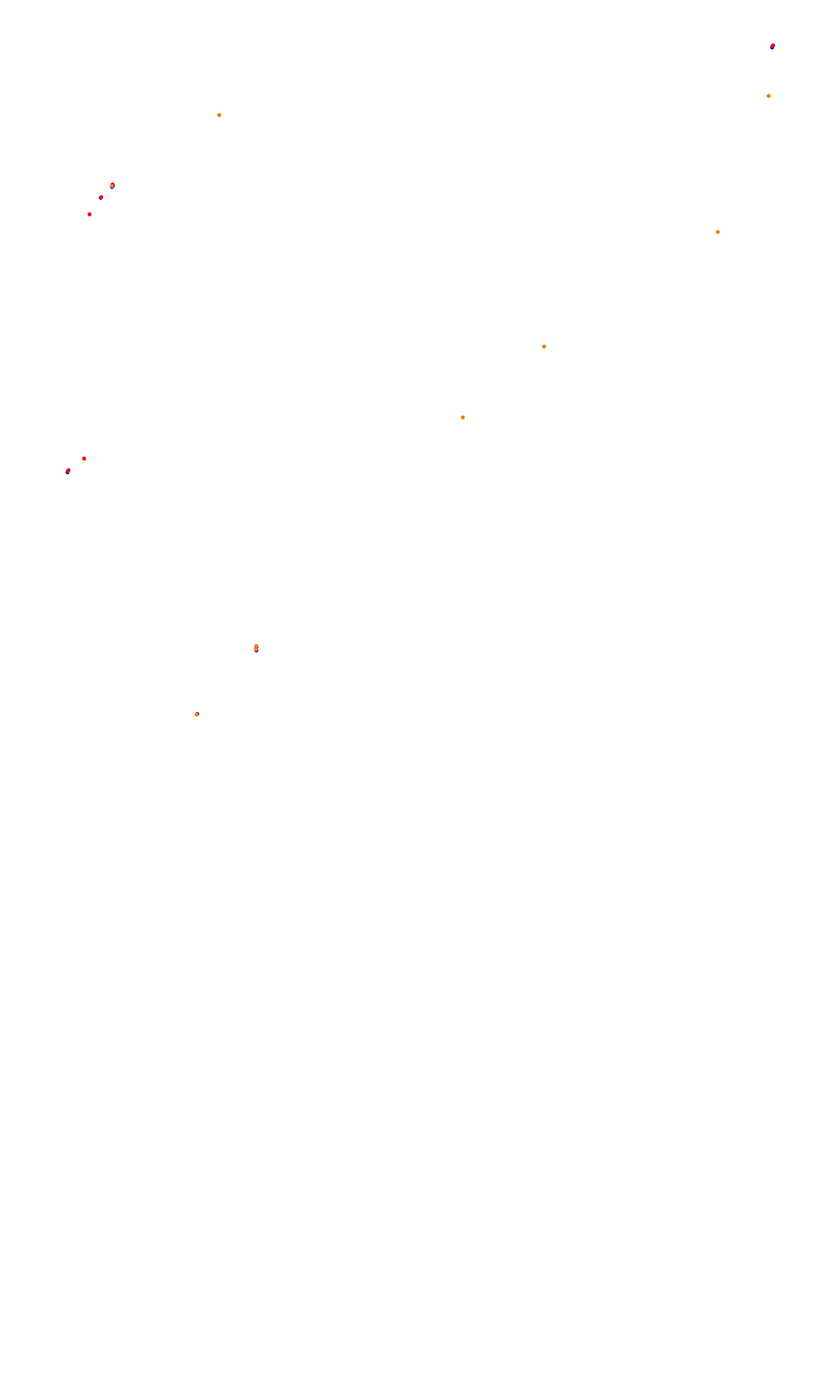 Monza collisions