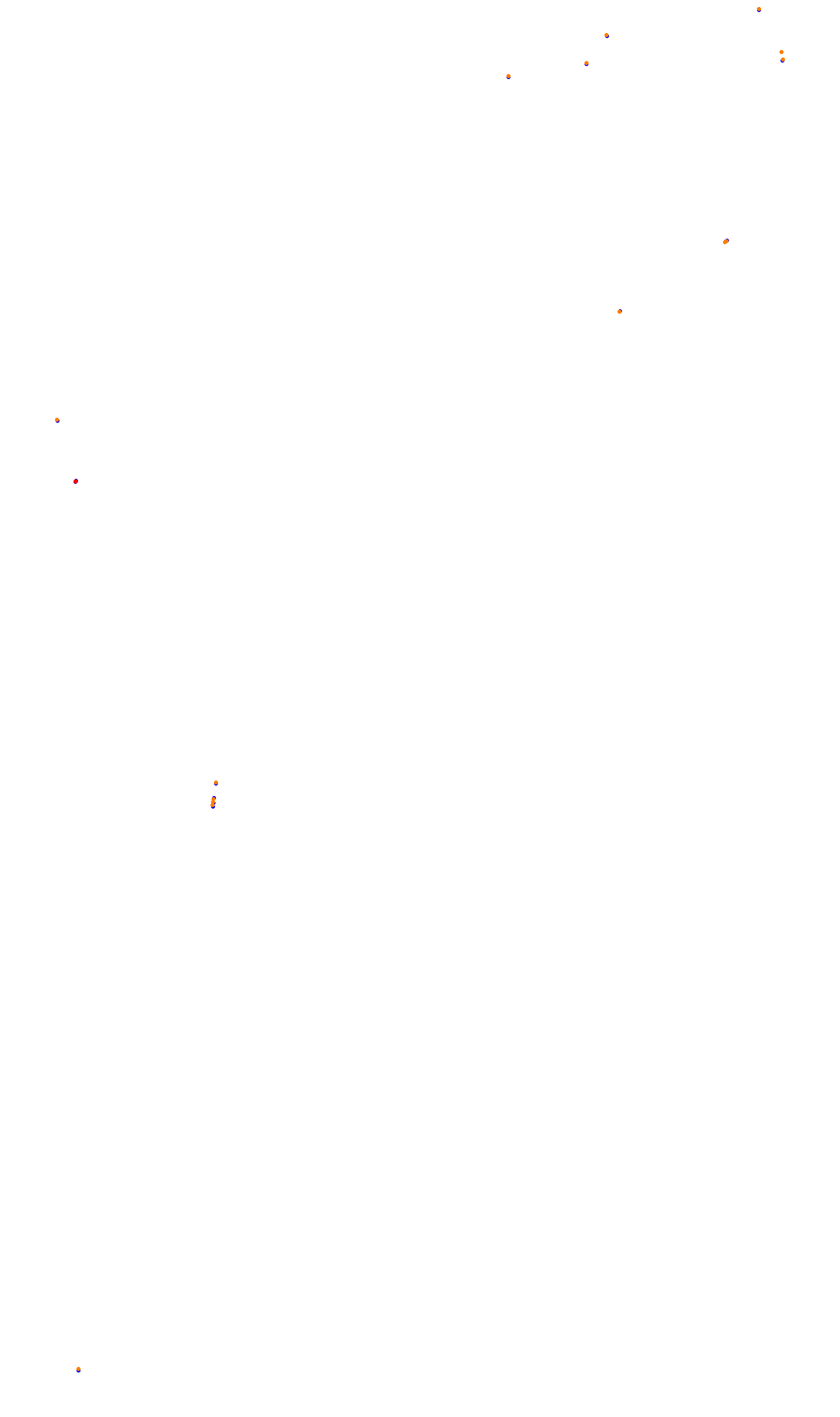 Monza collisions