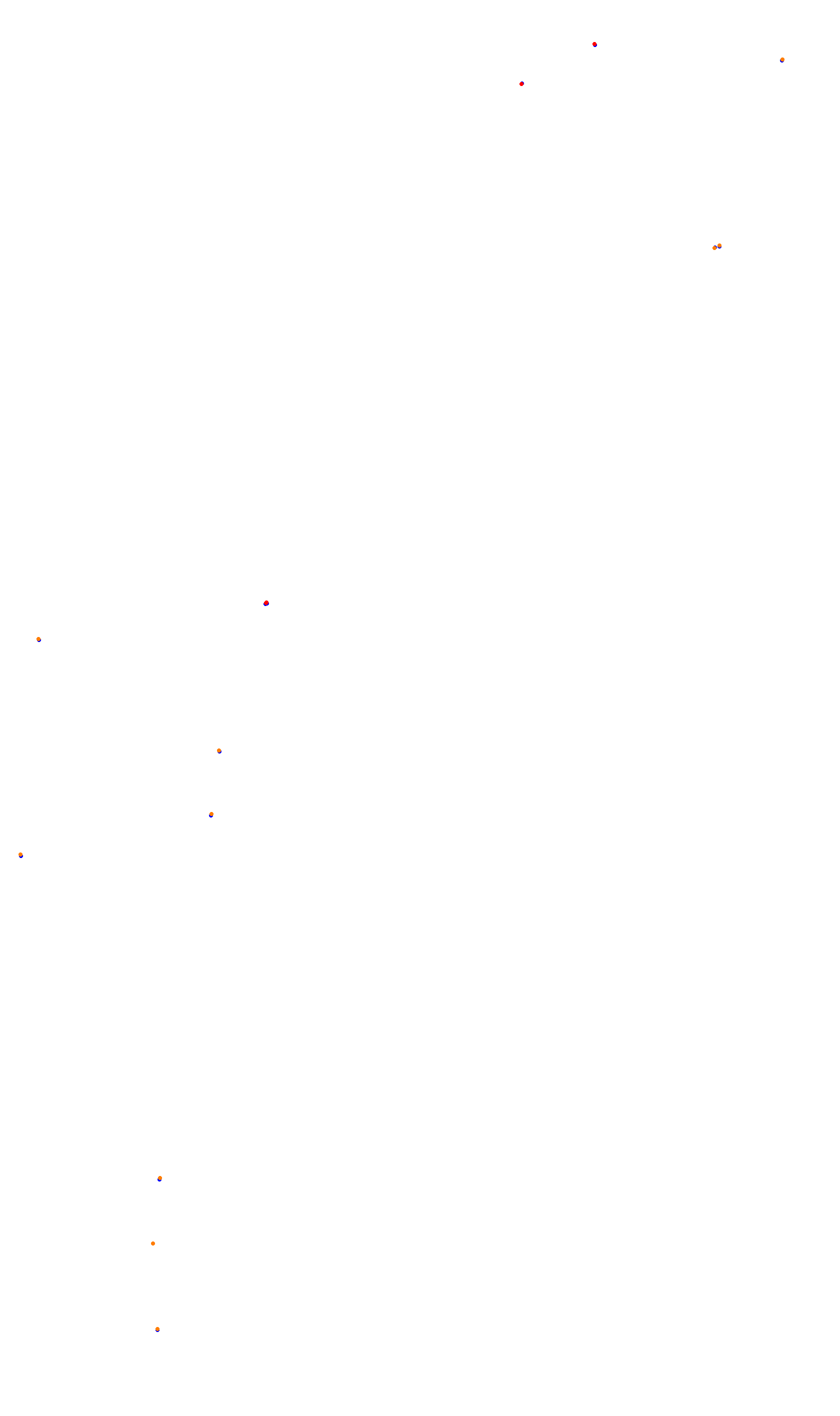 Monza collisions