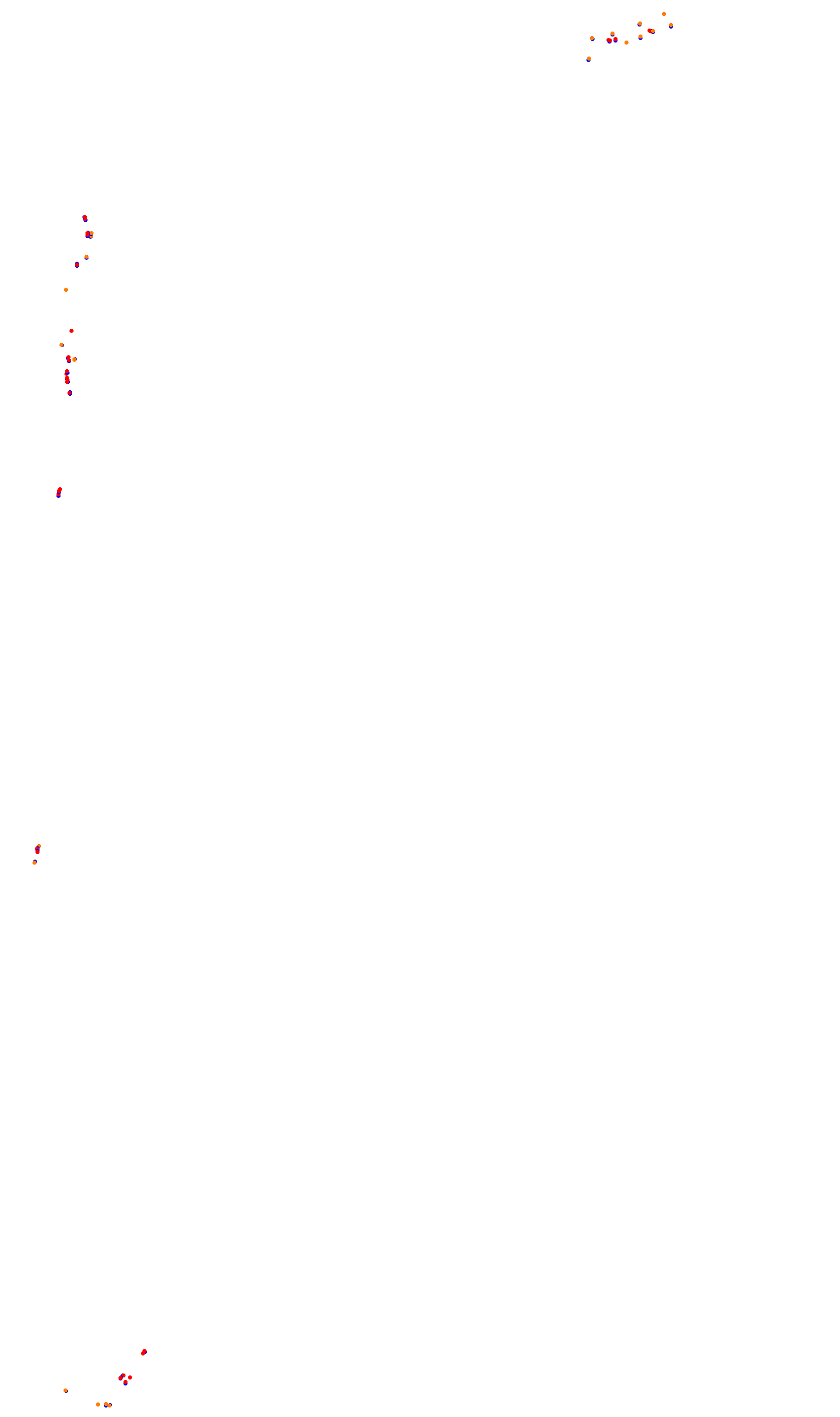 Monza collisions