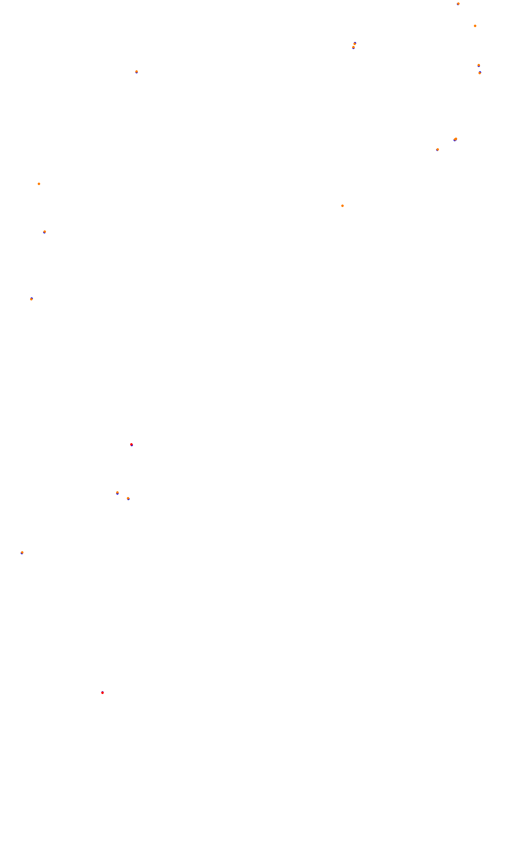 Monza collisions