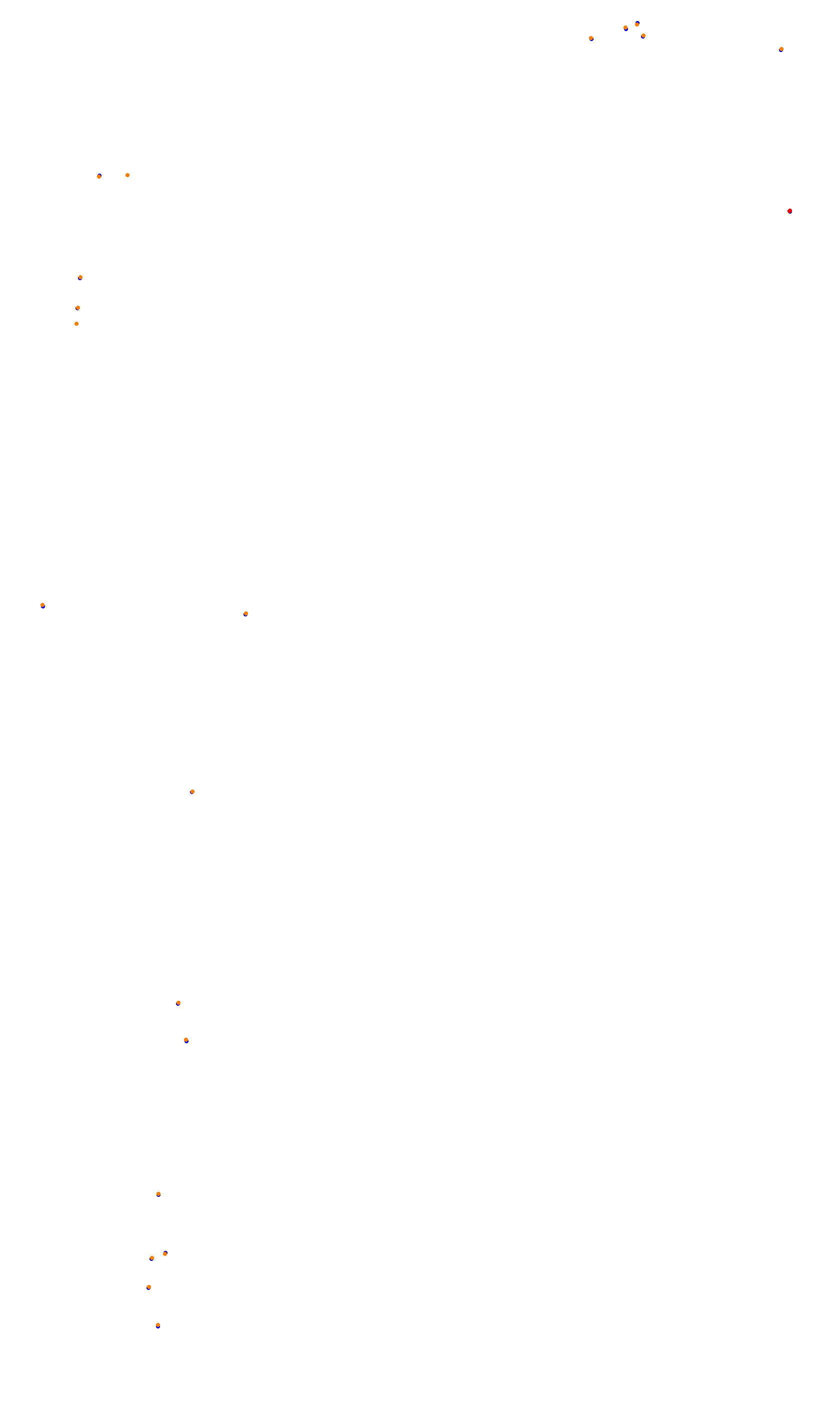 Monza collisions