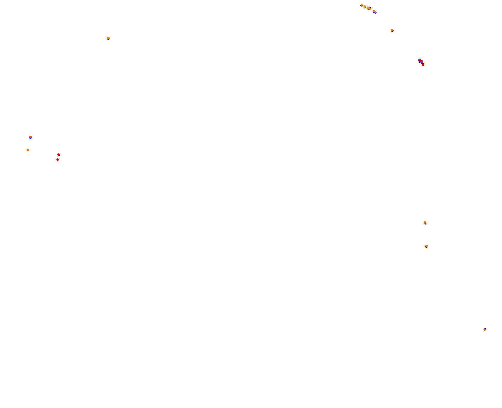 Silverstone - National collisions