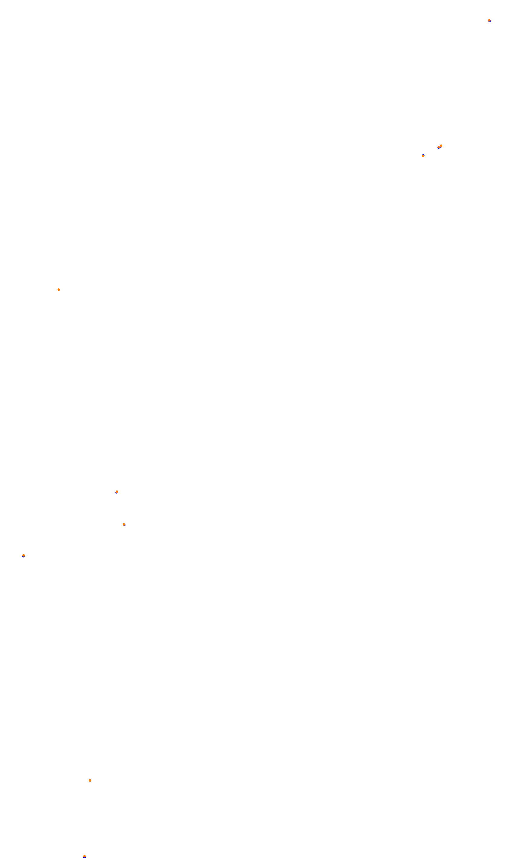 Monza collisions