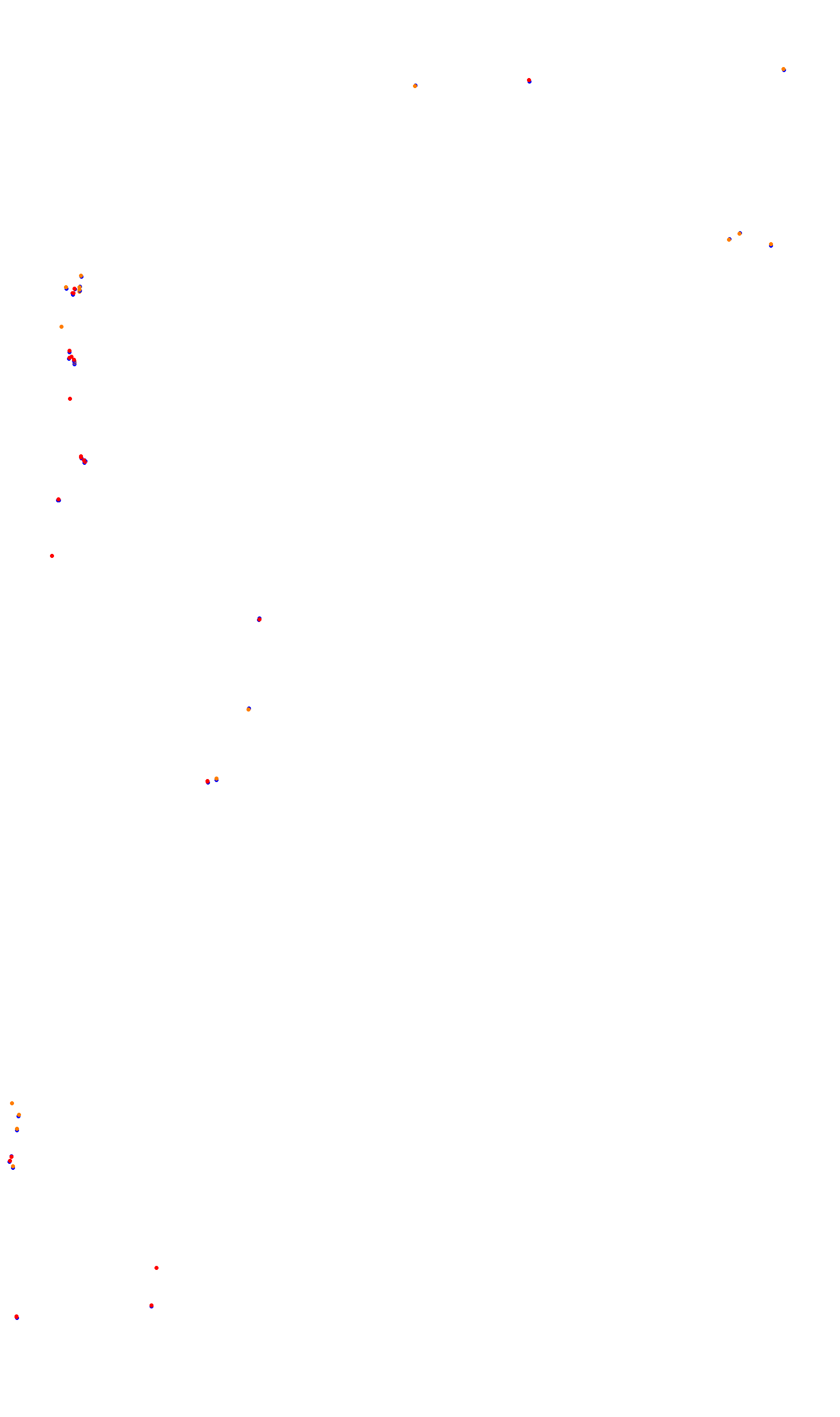 Monza collisions