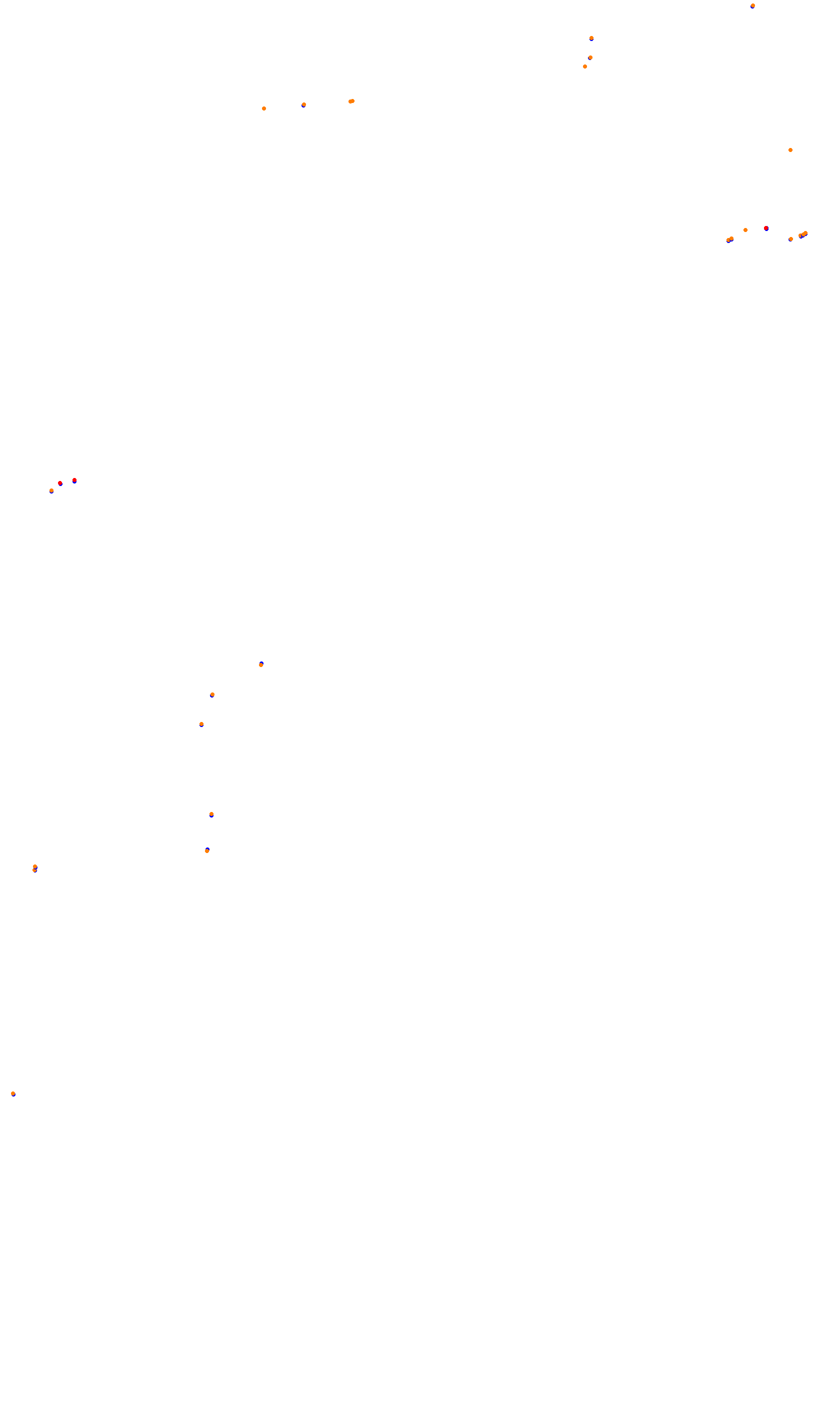 Monza collisions
