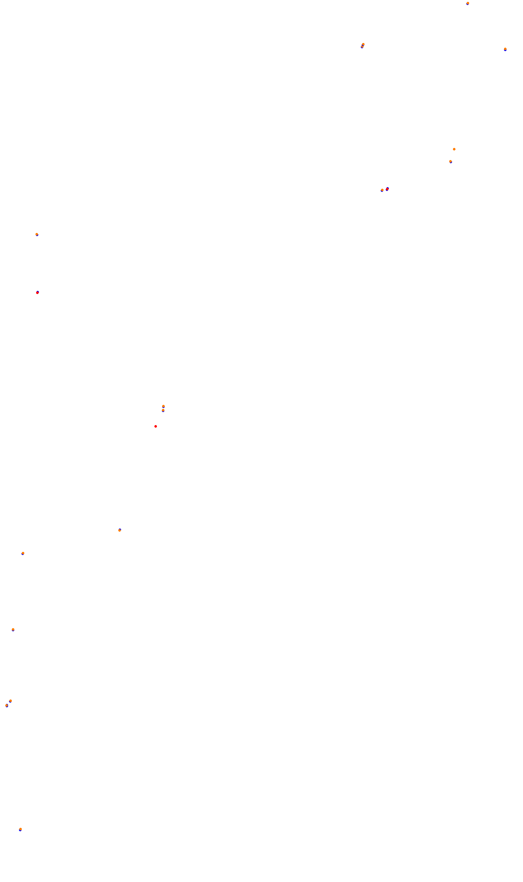 Monza collisions
