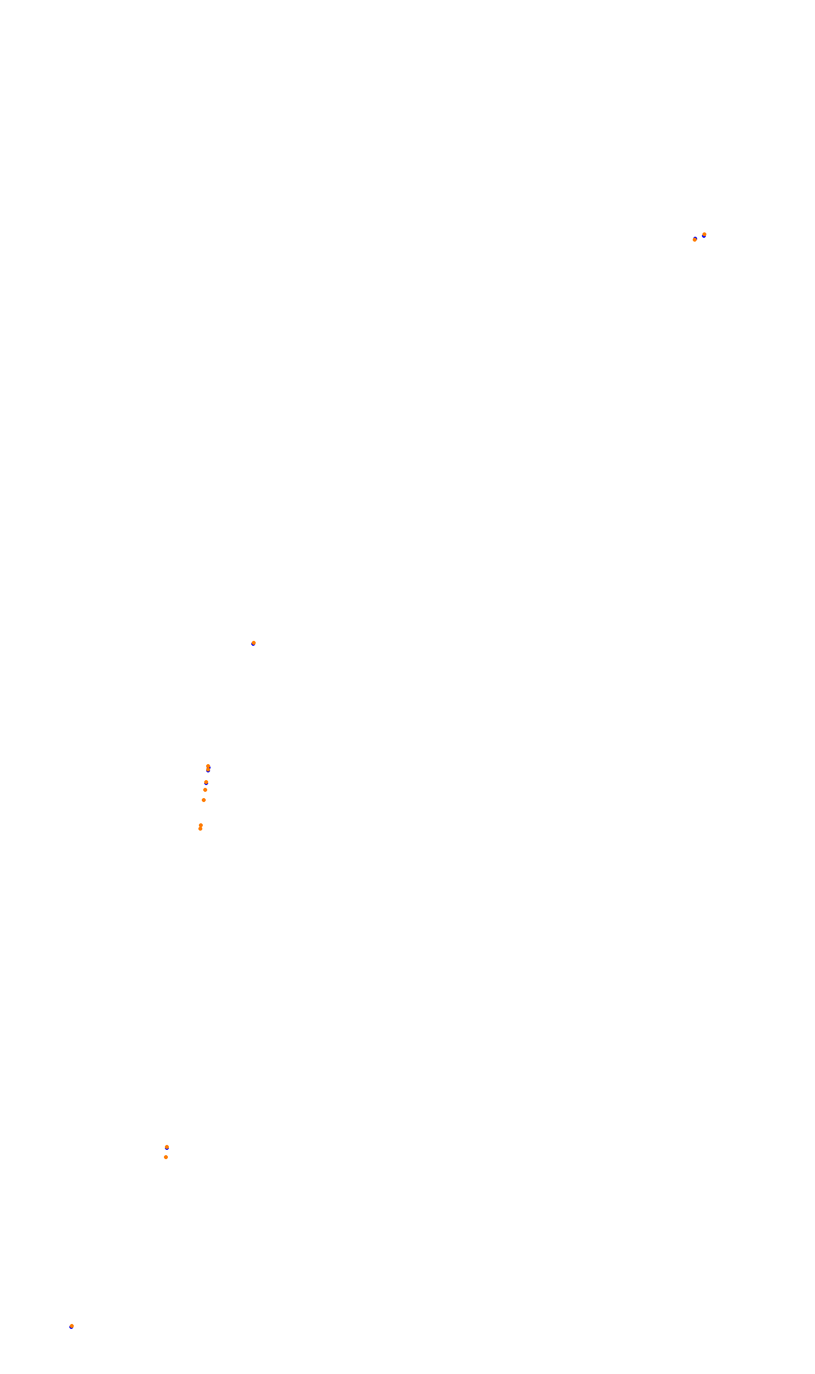 Monza collisions