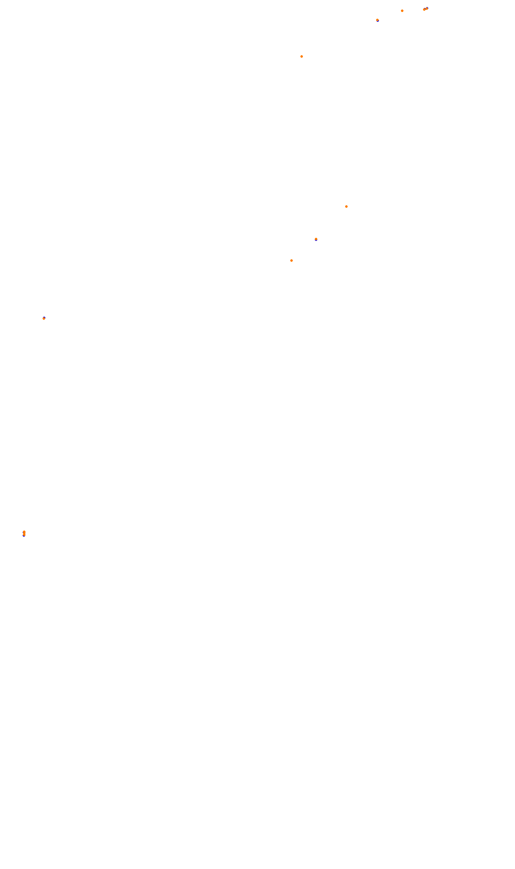 Monza collisions