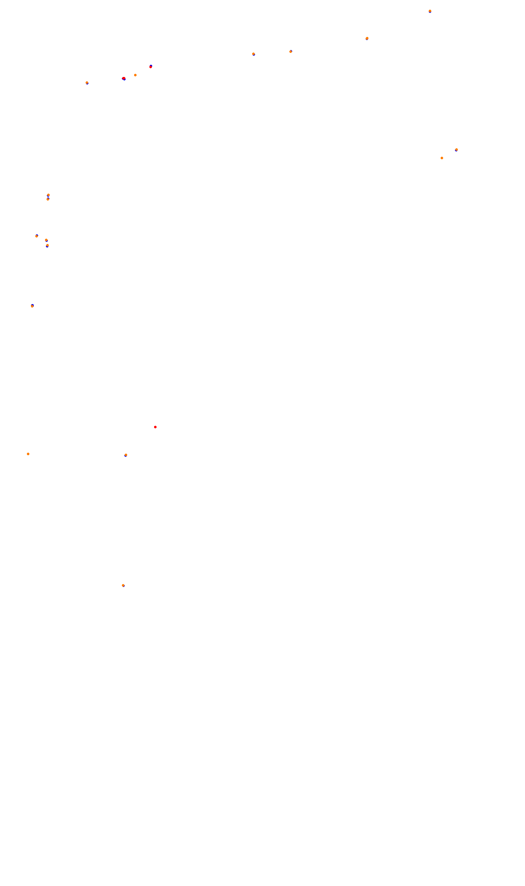 Monza collisions