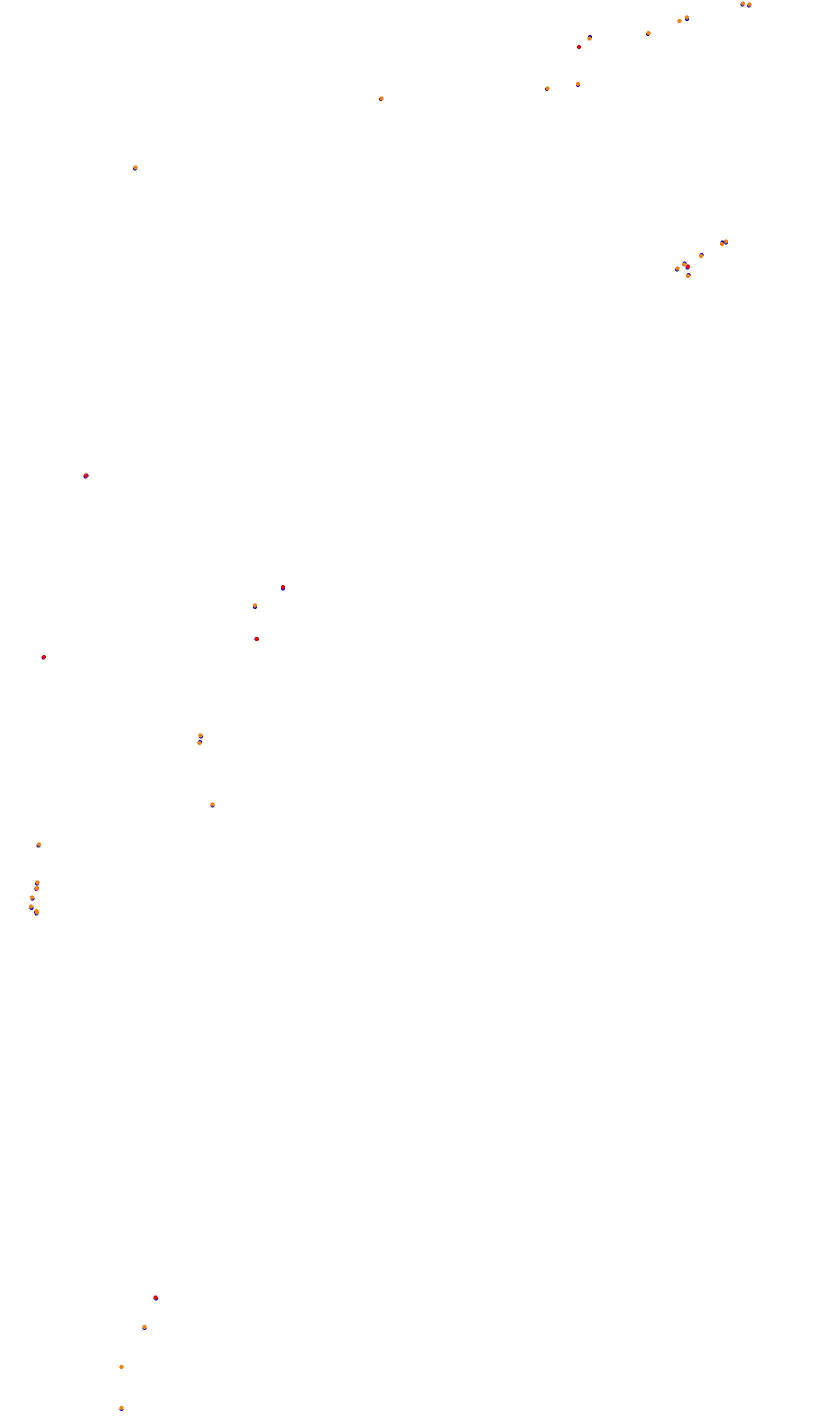 Monza collisions