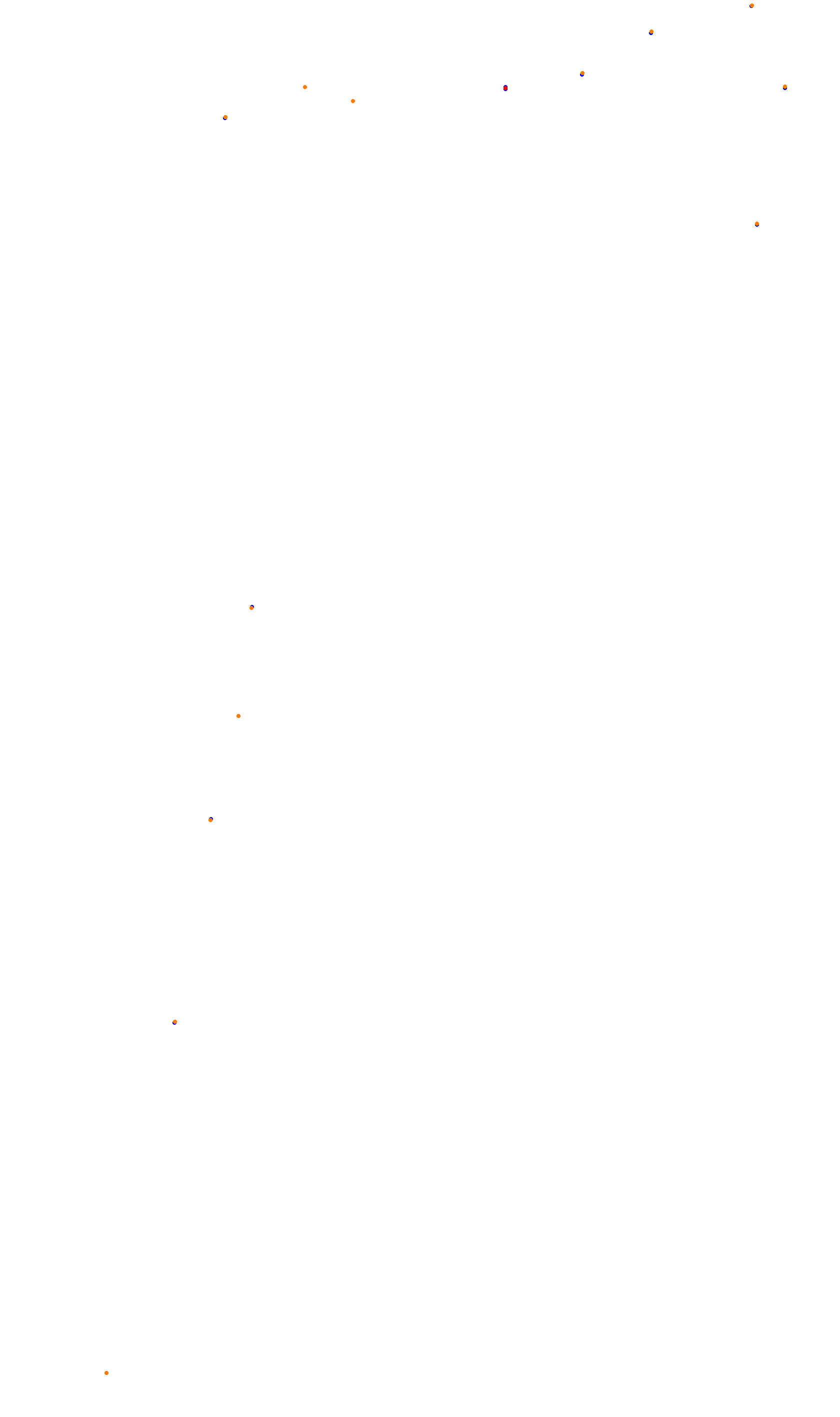 Monza collisions