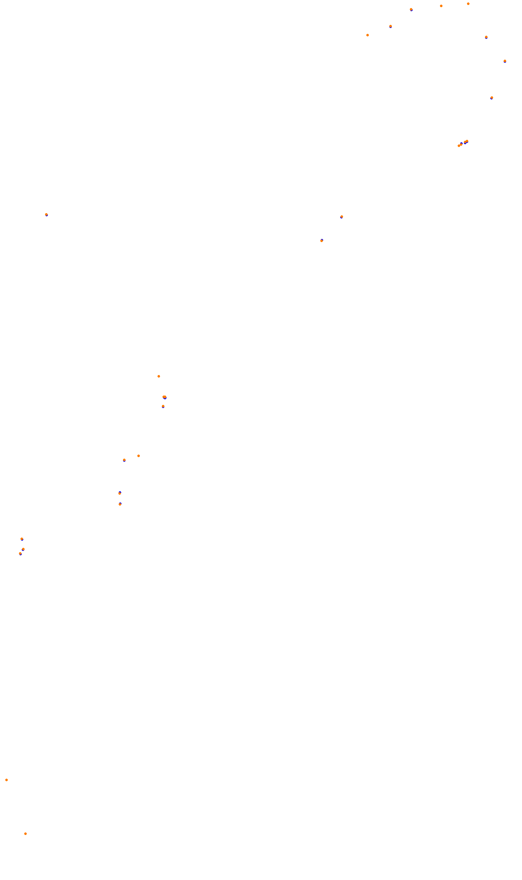 Monza collisions