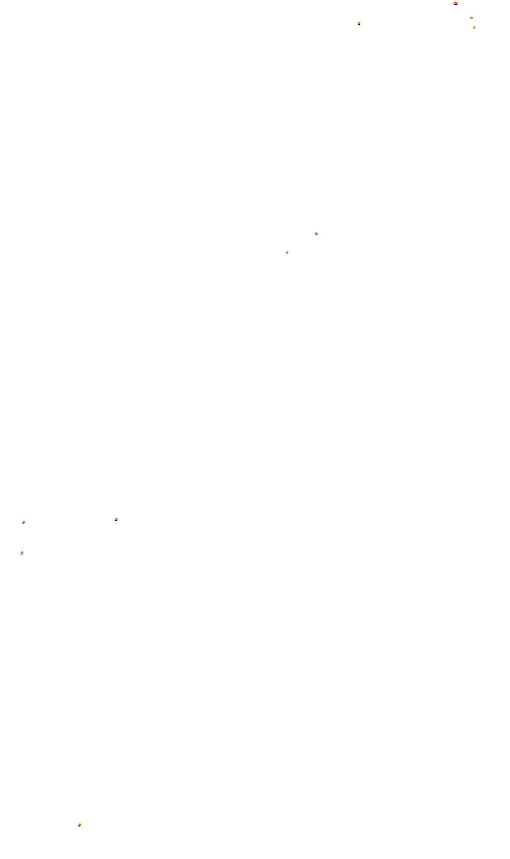 Monza collisions