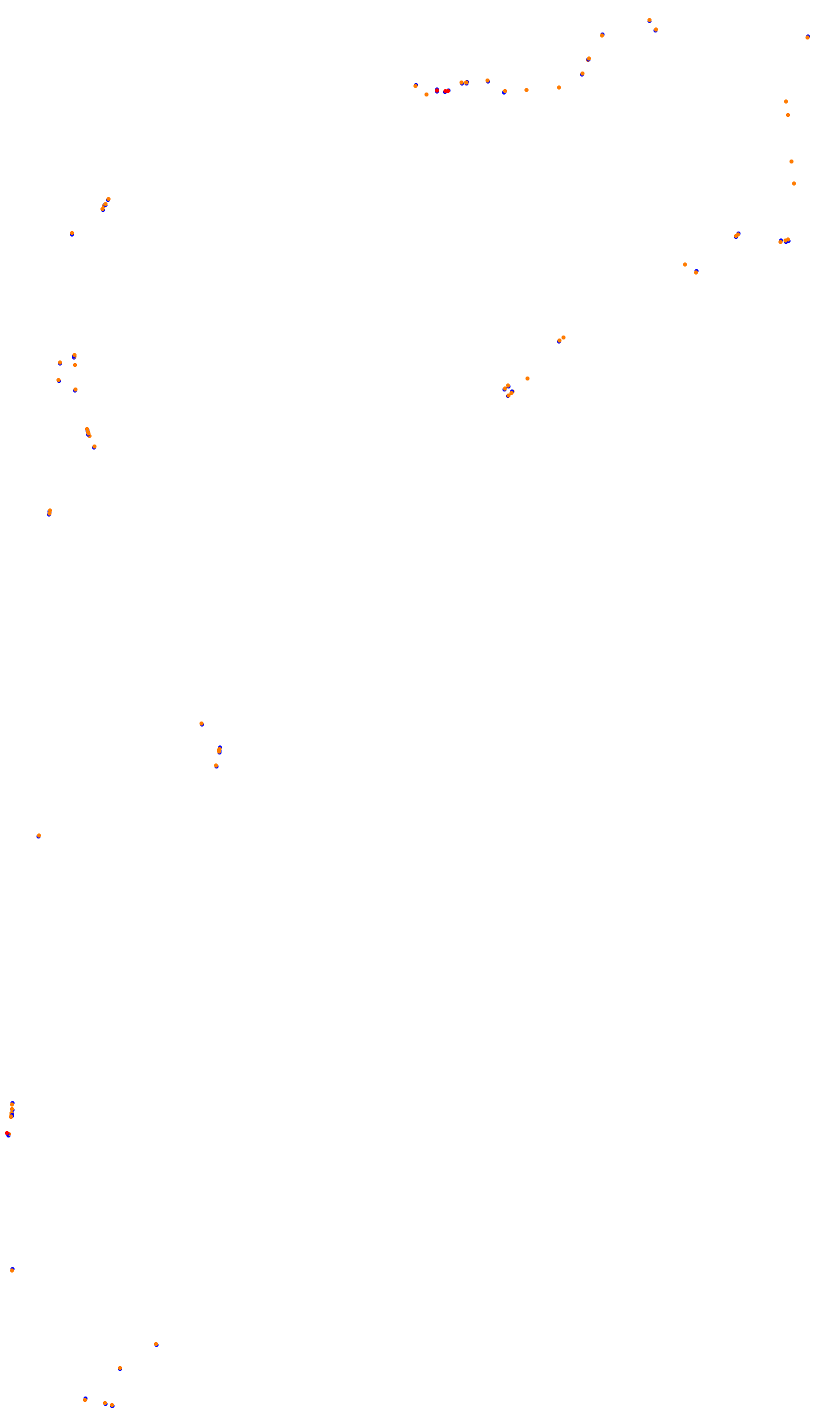 Monza collisions