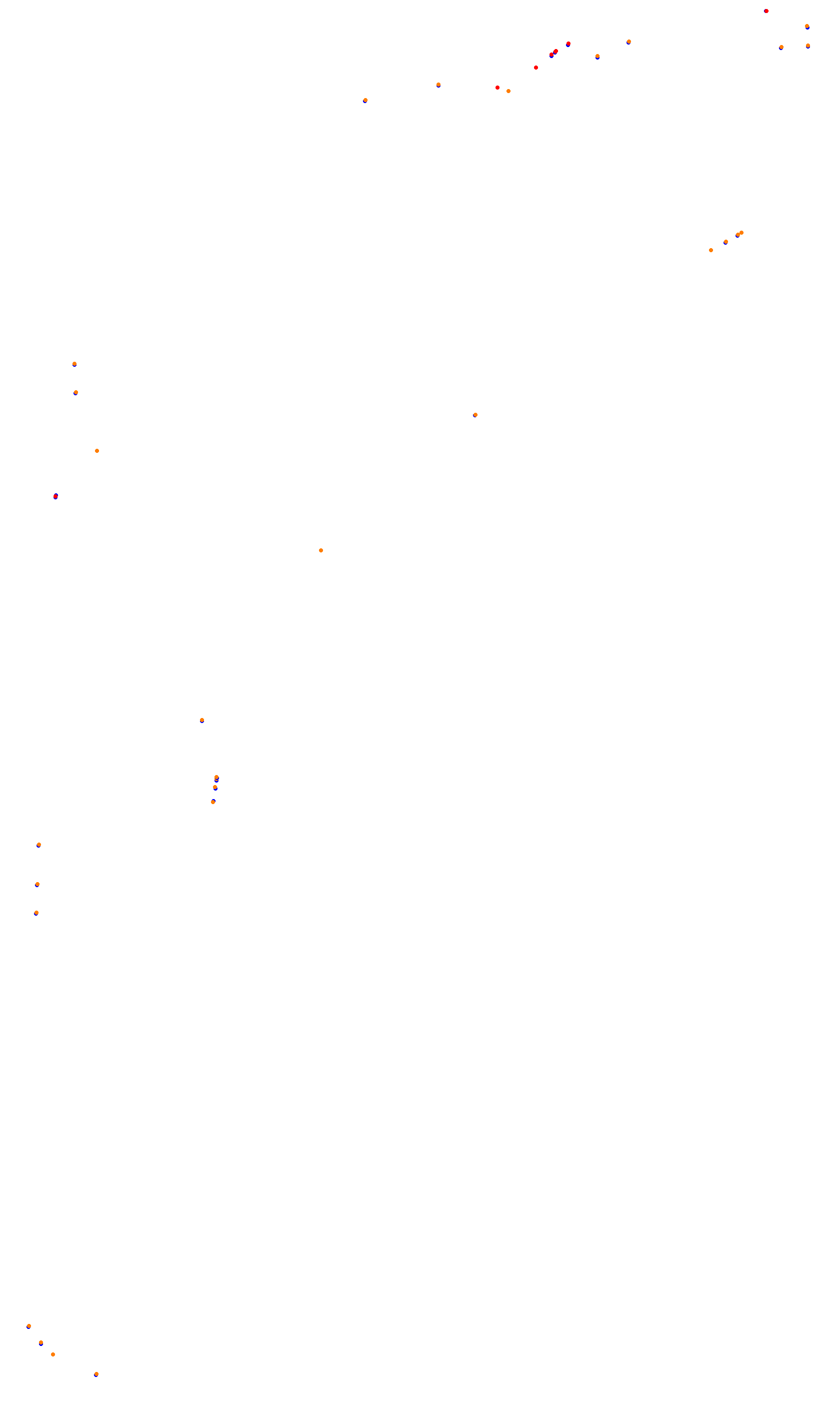 Monza collisions