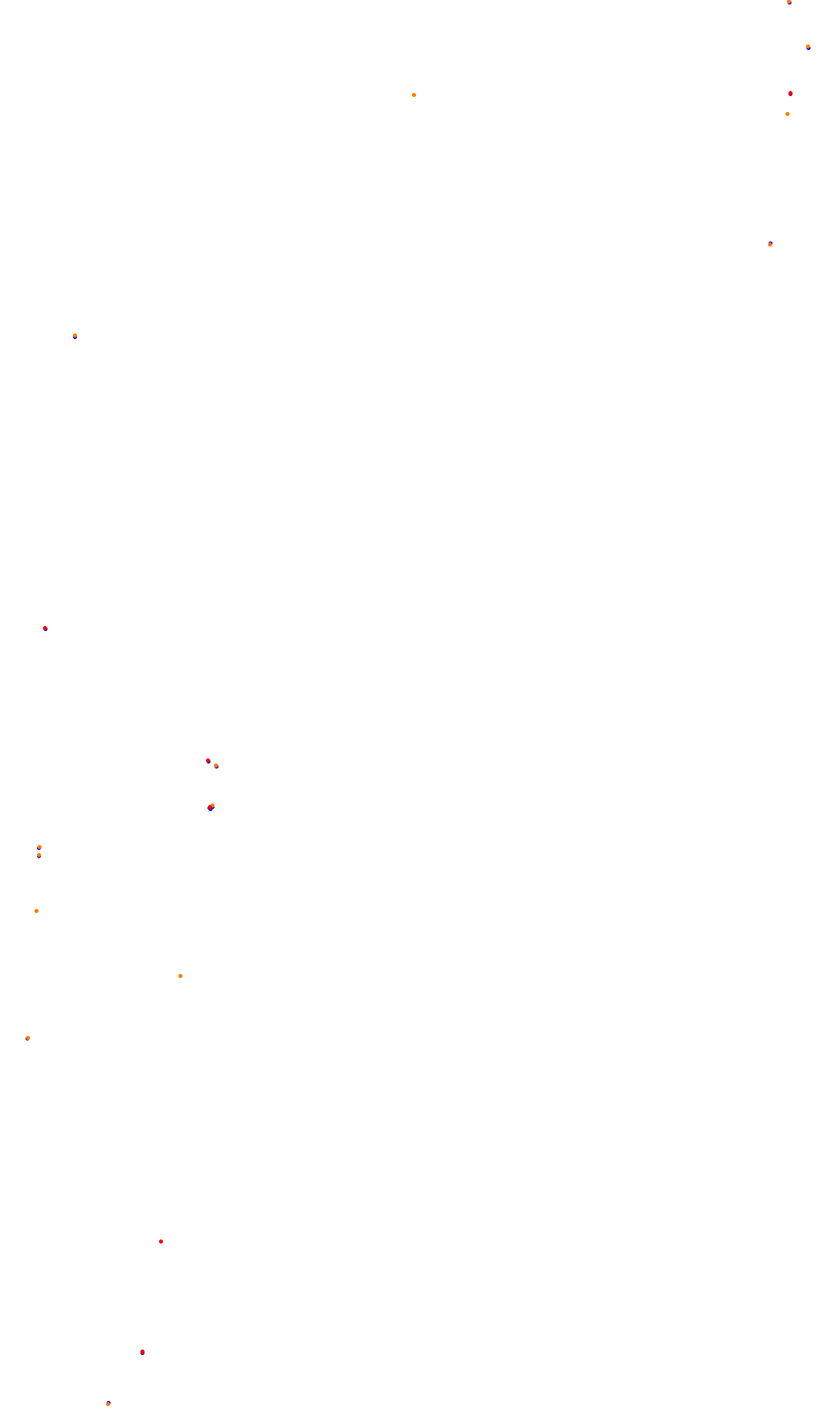 Monza collisions