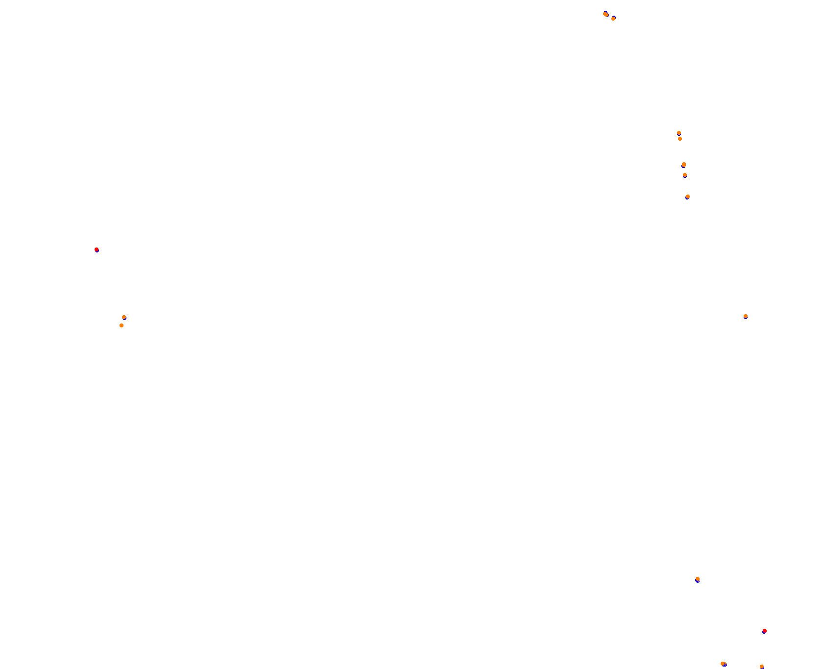 Silverstone - National collisions