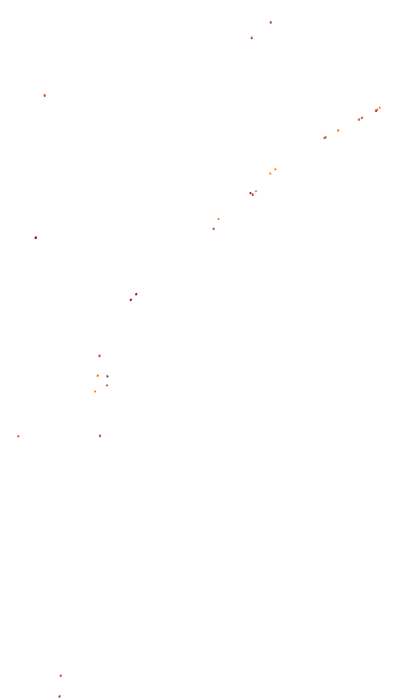 Monza collisions