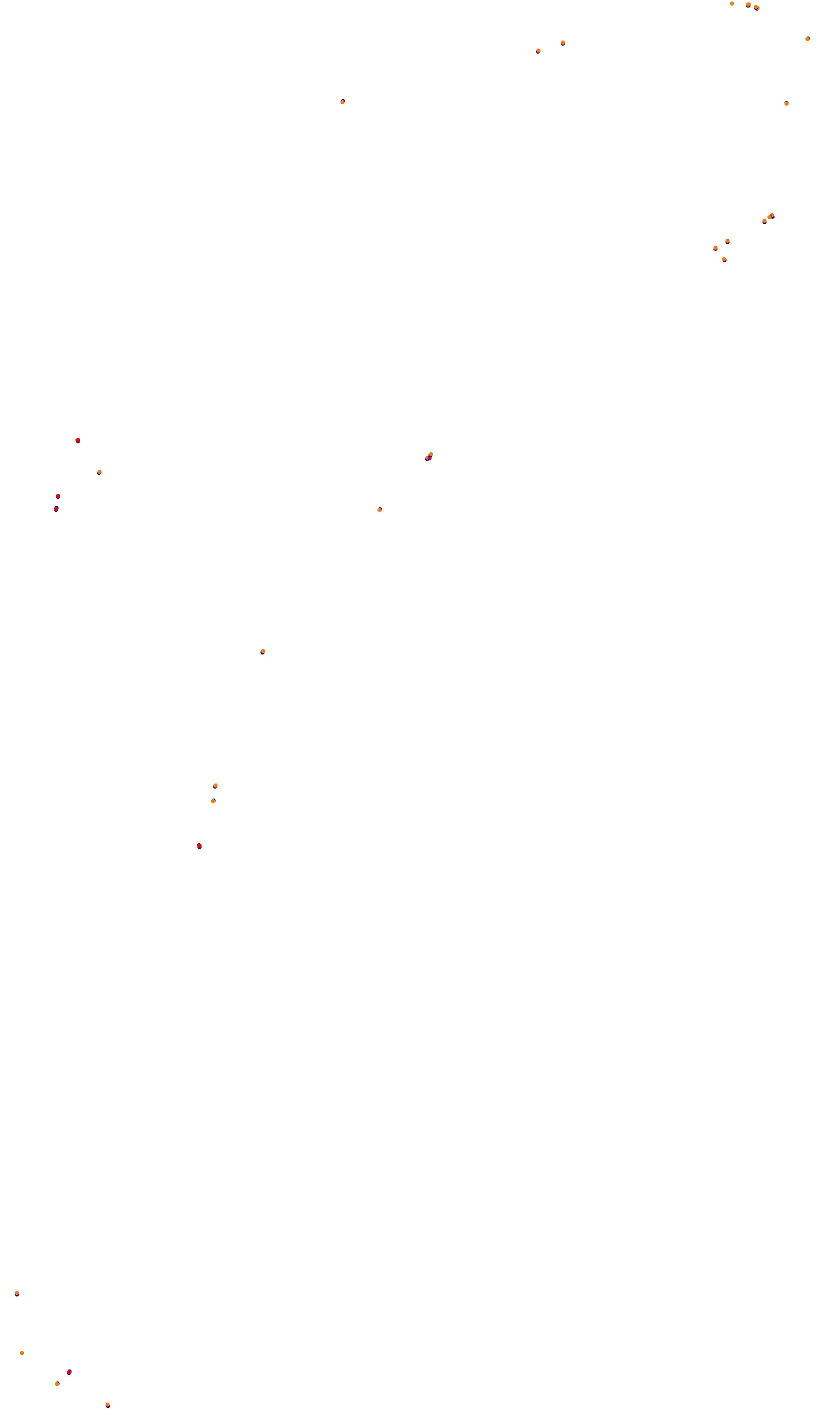 Monza collisions
