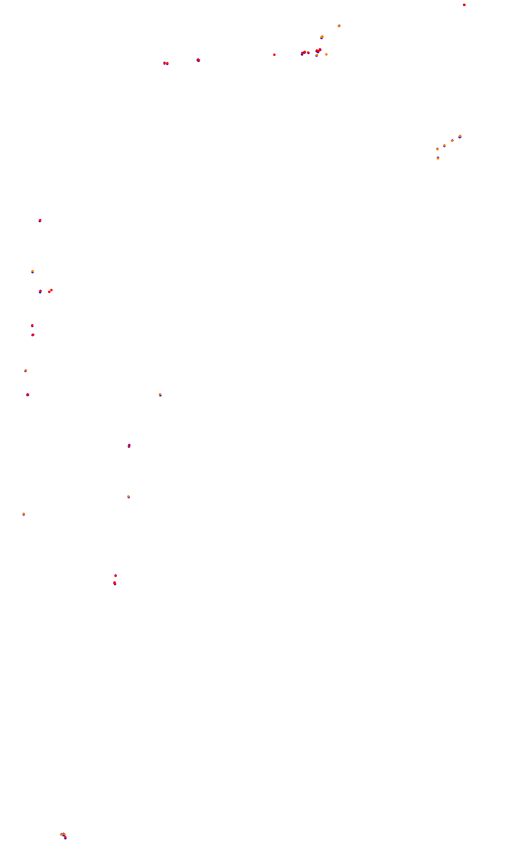 Monza collisions