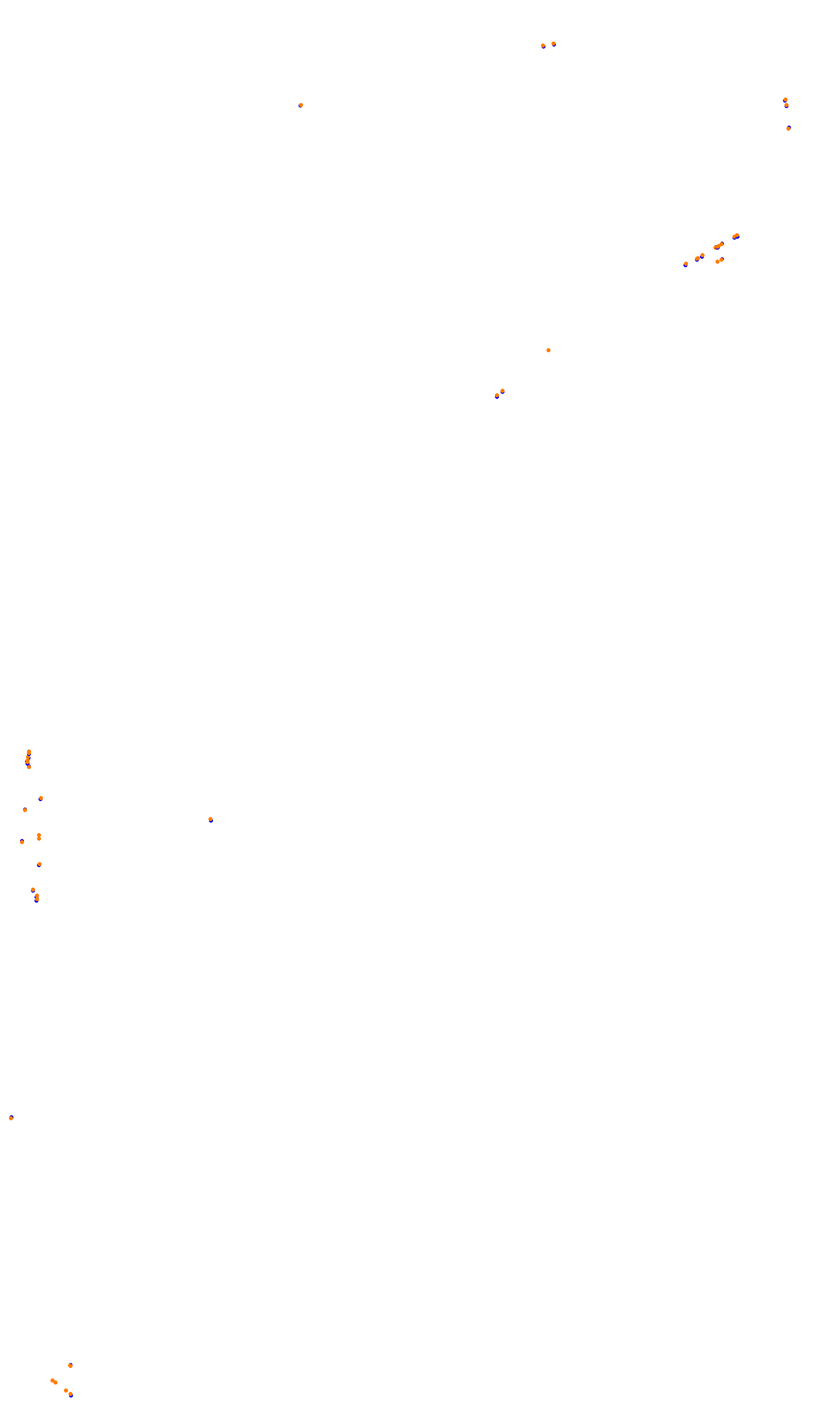 Monza collisions