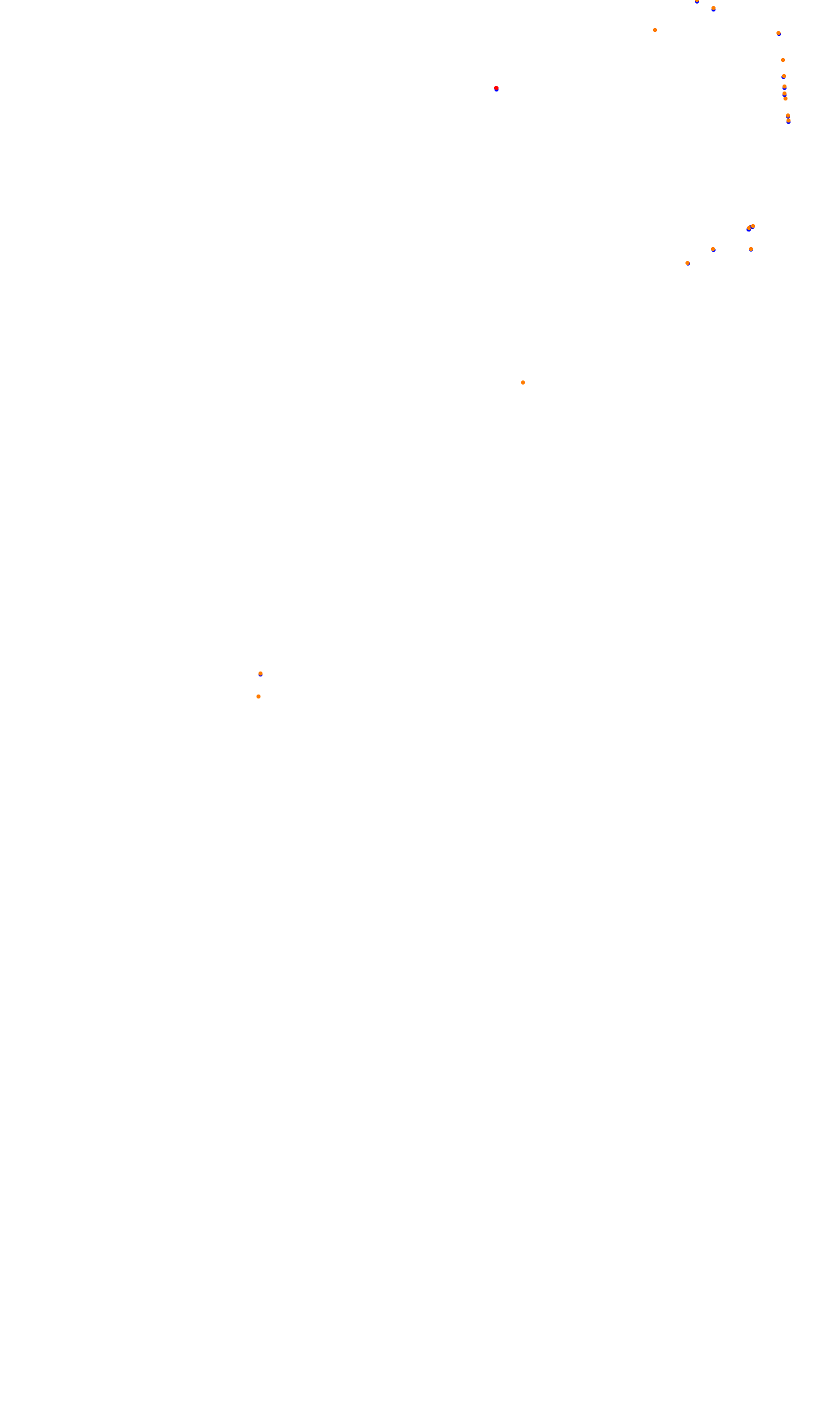 Monza collisions